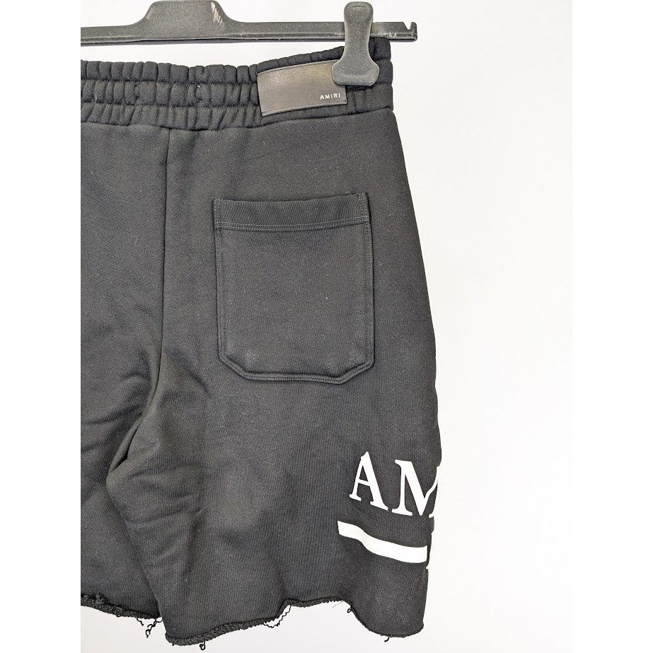 Amiri o1rshd1 MA Bar Sweatshorts in Black Size US 32 / EU 48 - 11 Thumbnail
