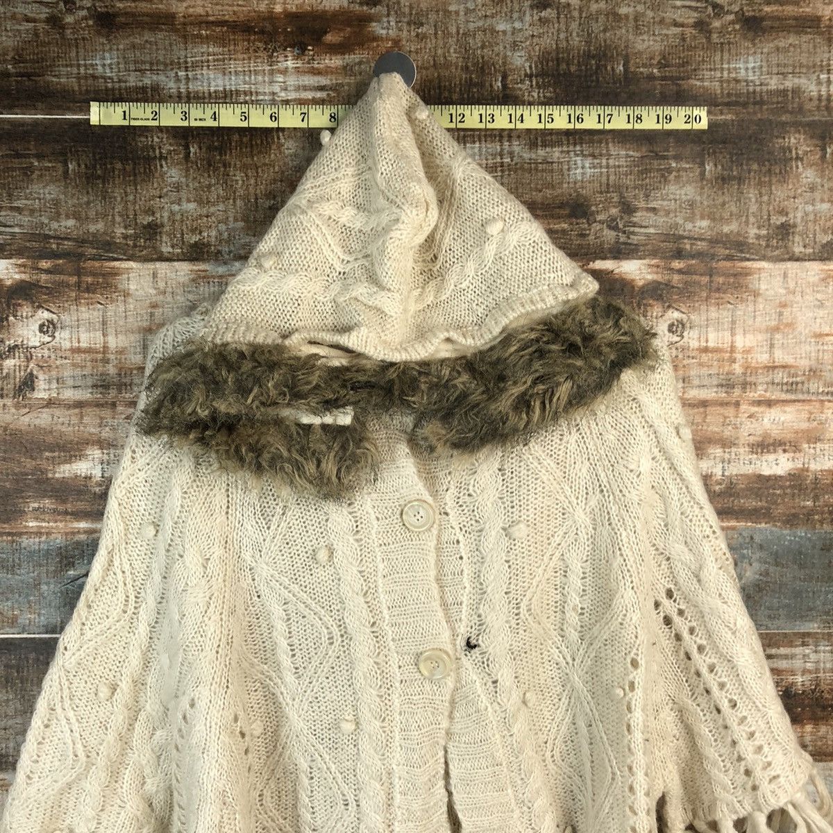 Cloak Olive Des Olive White Hoodie Knitwear #A1309 Size US M / EU 48-50 / 2 - 5 Thumbnail