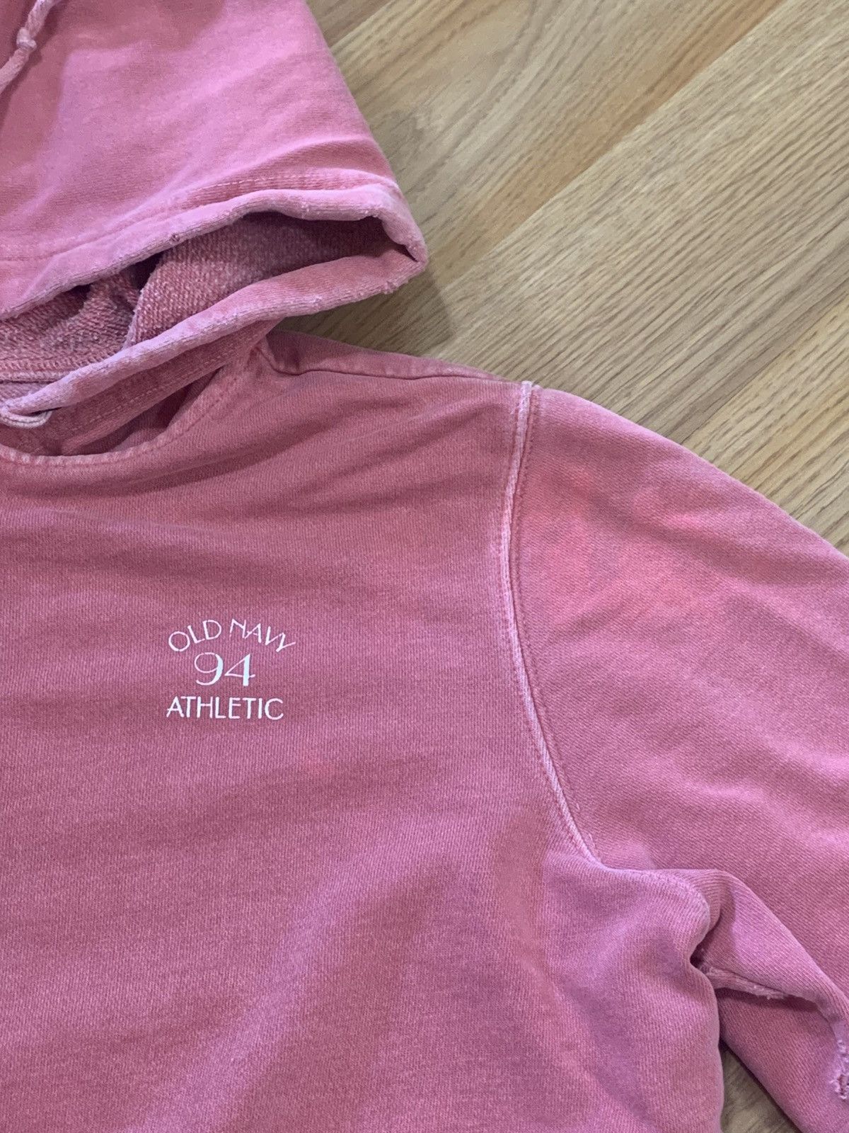 Old Navy Sz L- Vtg Old Navy Garment Dyed Hoodie Faded Distressed Y2K Size L / US 10 / IT 46 - 12 Thumbnail
