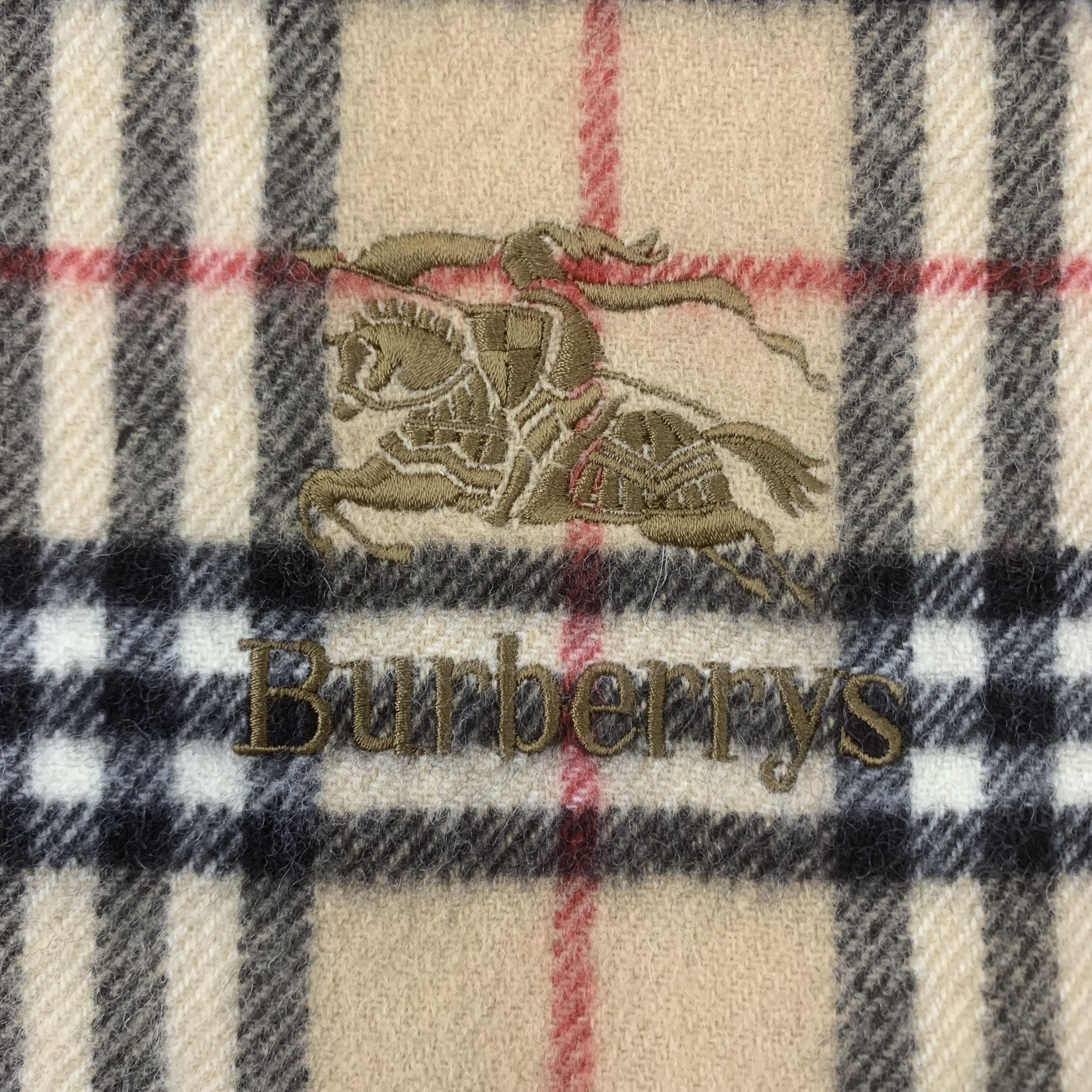 Burberry Burberry Scarf Wool Muffler Neck Wrap BL9278 Size ONE SIZE - 5 Thumbnail