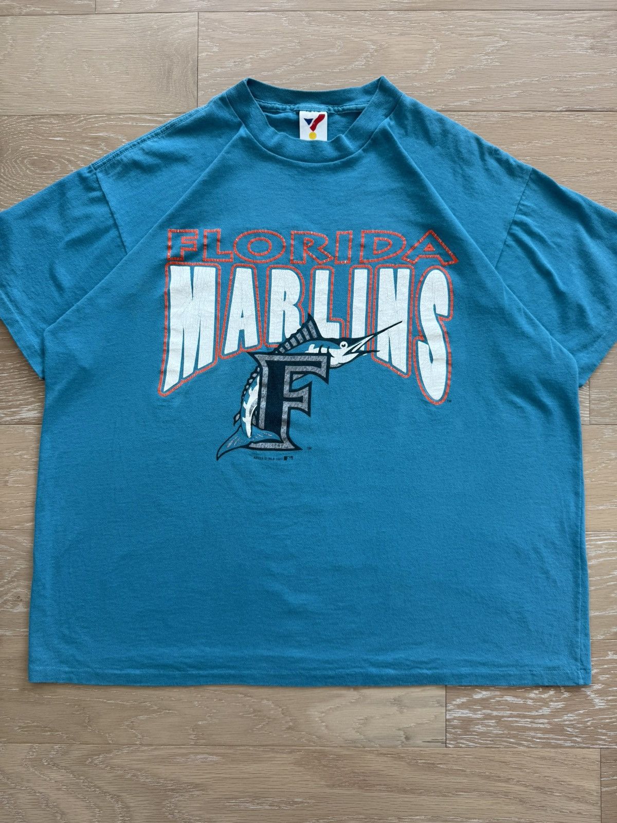 MLB Vintage ‘93 Florida Marlins MLB Shirt Size US XL / EU 56 / 4 - 1 Thumbnail