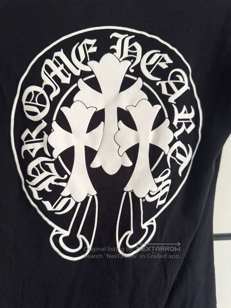 Chrome Hearts CHROME HEARTS Size XS Deep V-neck black pocket three cross Size US XS / EU 42 / 0 - 3 Thumbnail