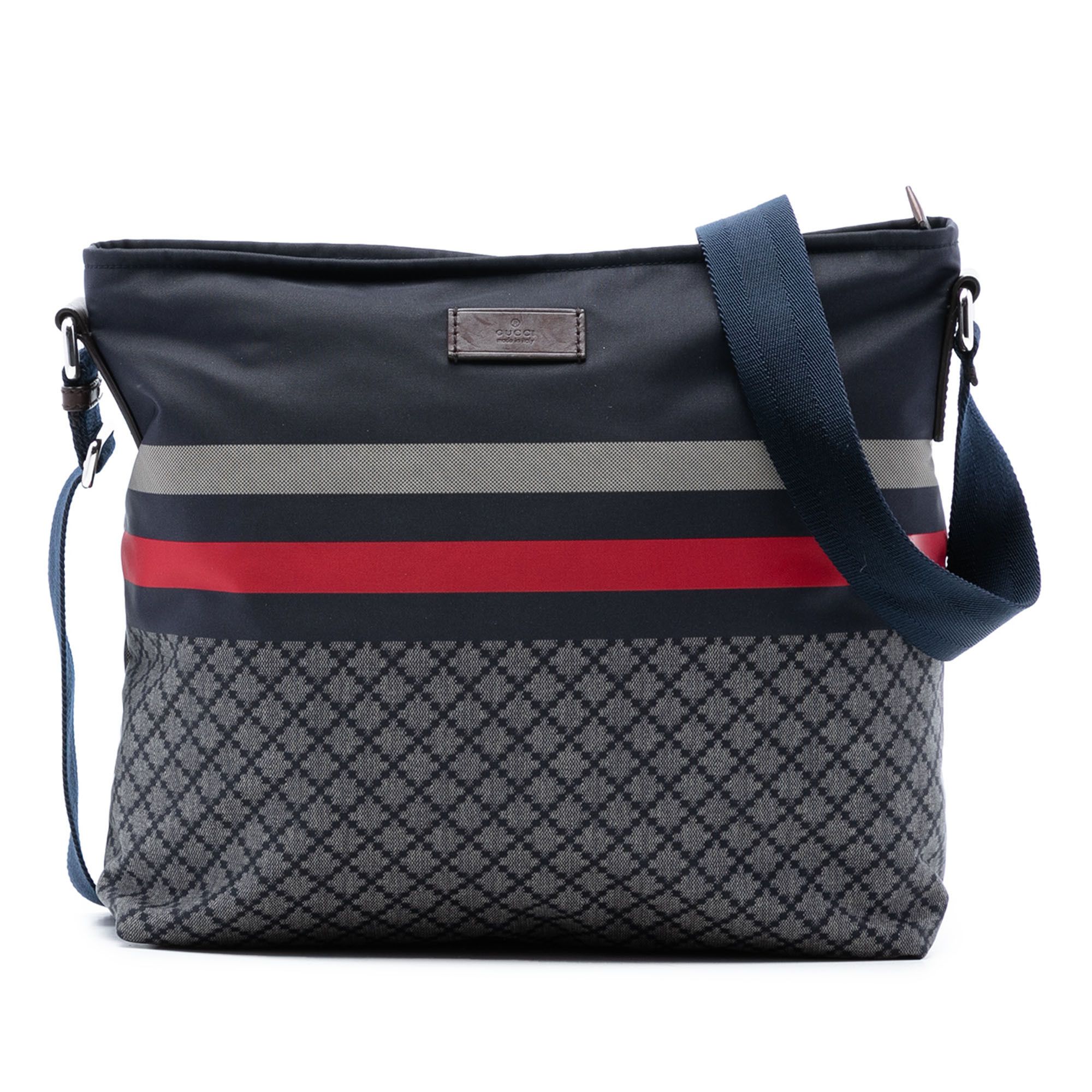 Gucci Gucci Diamante Nylon Web Crossbody Size ONE SIZE - 1 Thumbnail