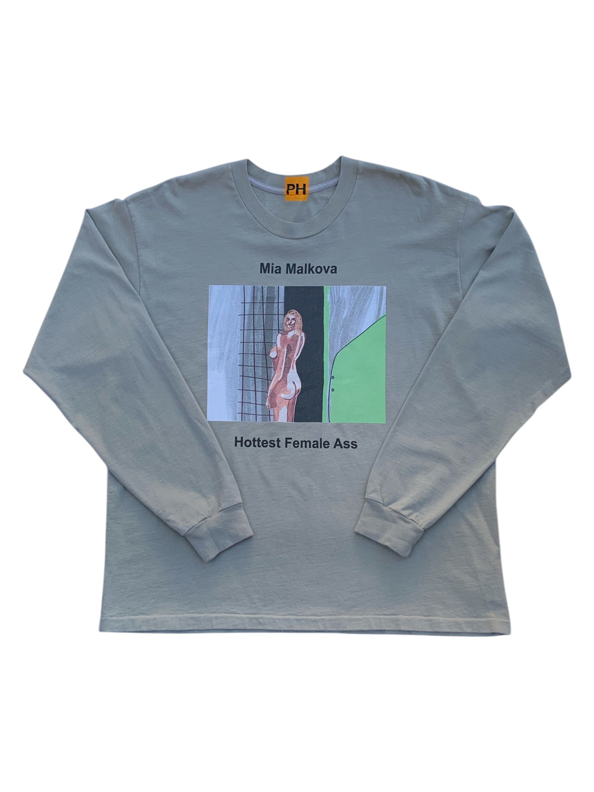Kanye West Sample PornHub x Yeezy Kanye Mia Malkova Long Sleeve Tee Size US L / EU 52-54 / 3 - 6 Thumbnail