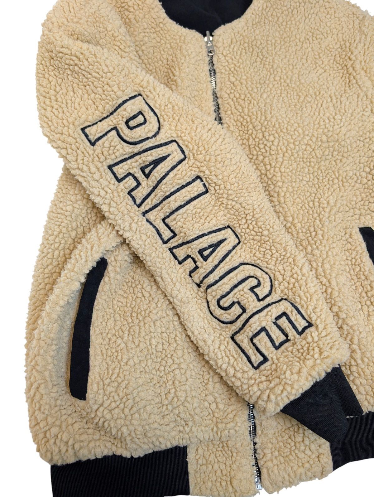Palace Palace LIFE Sherpa Bomber Reversible Jacket Spellout Skate Size US S / EU 44-46 / 1 - 3 Thumbnail