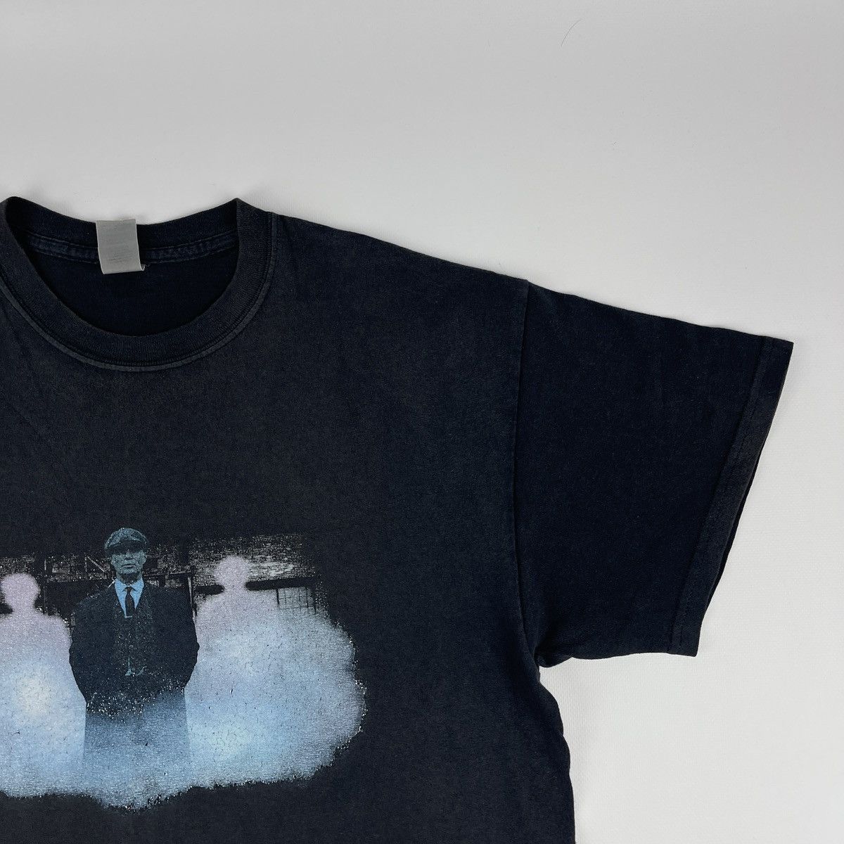 Vintage Peaky Blinders Faded Black Box Fit T shirt Size US L / EU 52-54 / 3 - 4 Thumbnail