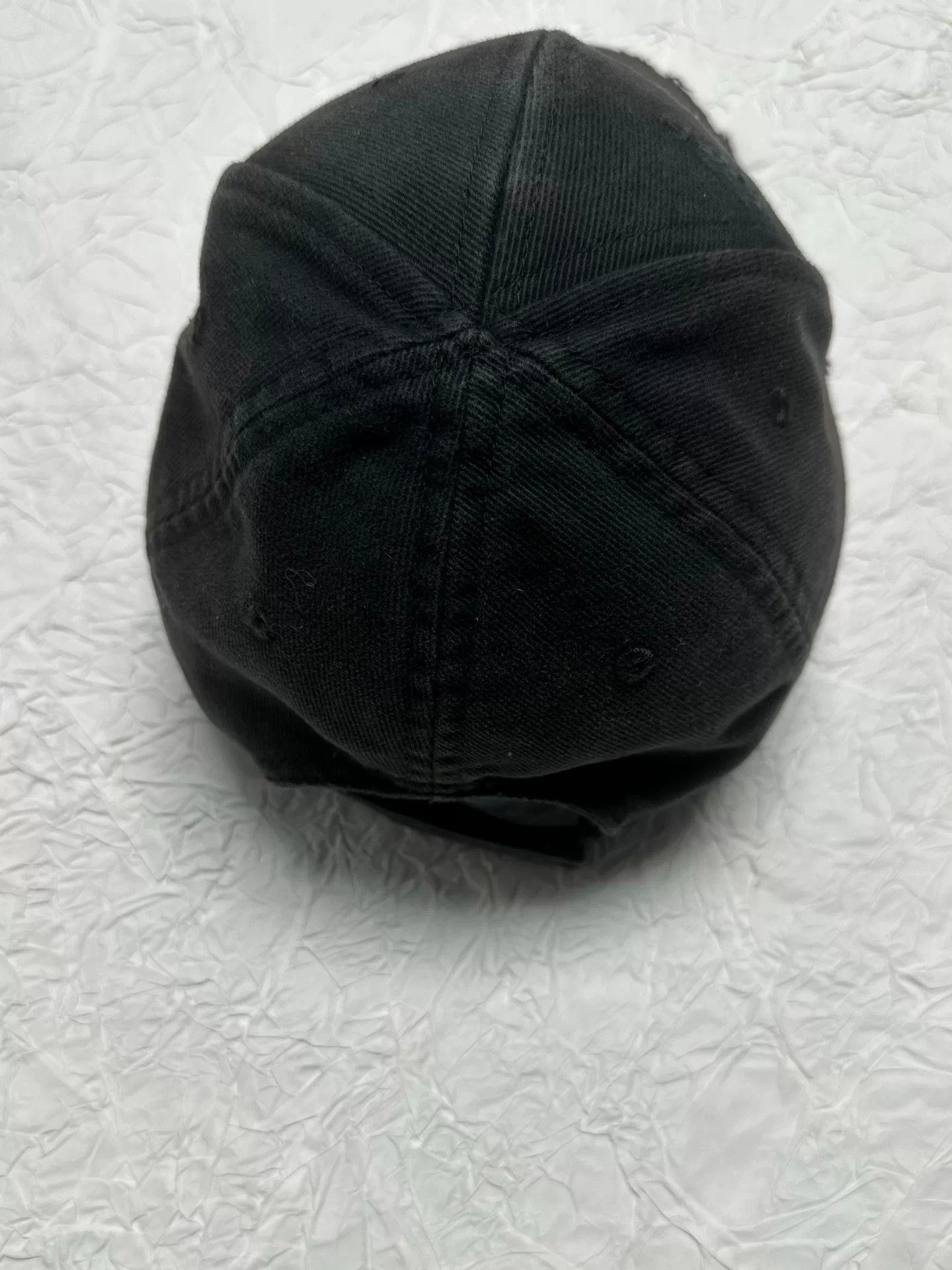 Balenciaga Balenciaga Distressed Embroidered Baseball Cap Size ONE SIZE - 3 Thumbnail