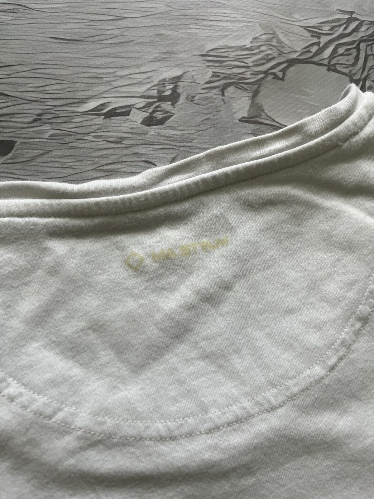 MA.STRUM MA.STRUM Vintage Basic White T-Shirt Streetwear Size US L / EU 52-54 / 3 - 10 Thumbnail