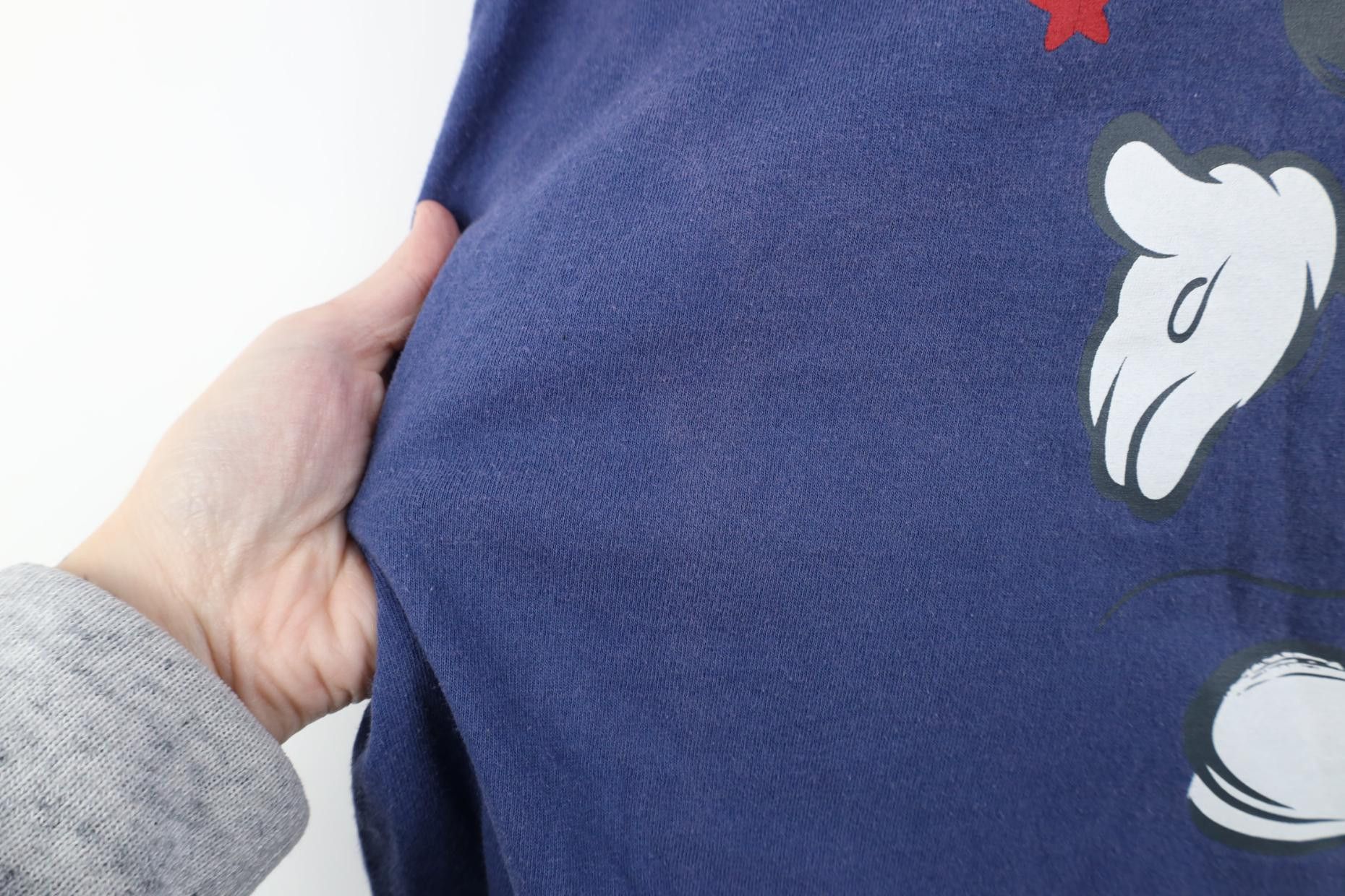 Disney Vintage 90s Y2K Disney Mickey Mouse Fireworks T-Shirt Blue Size US XXL / EU 58 / 5 - 6 Thumbnail