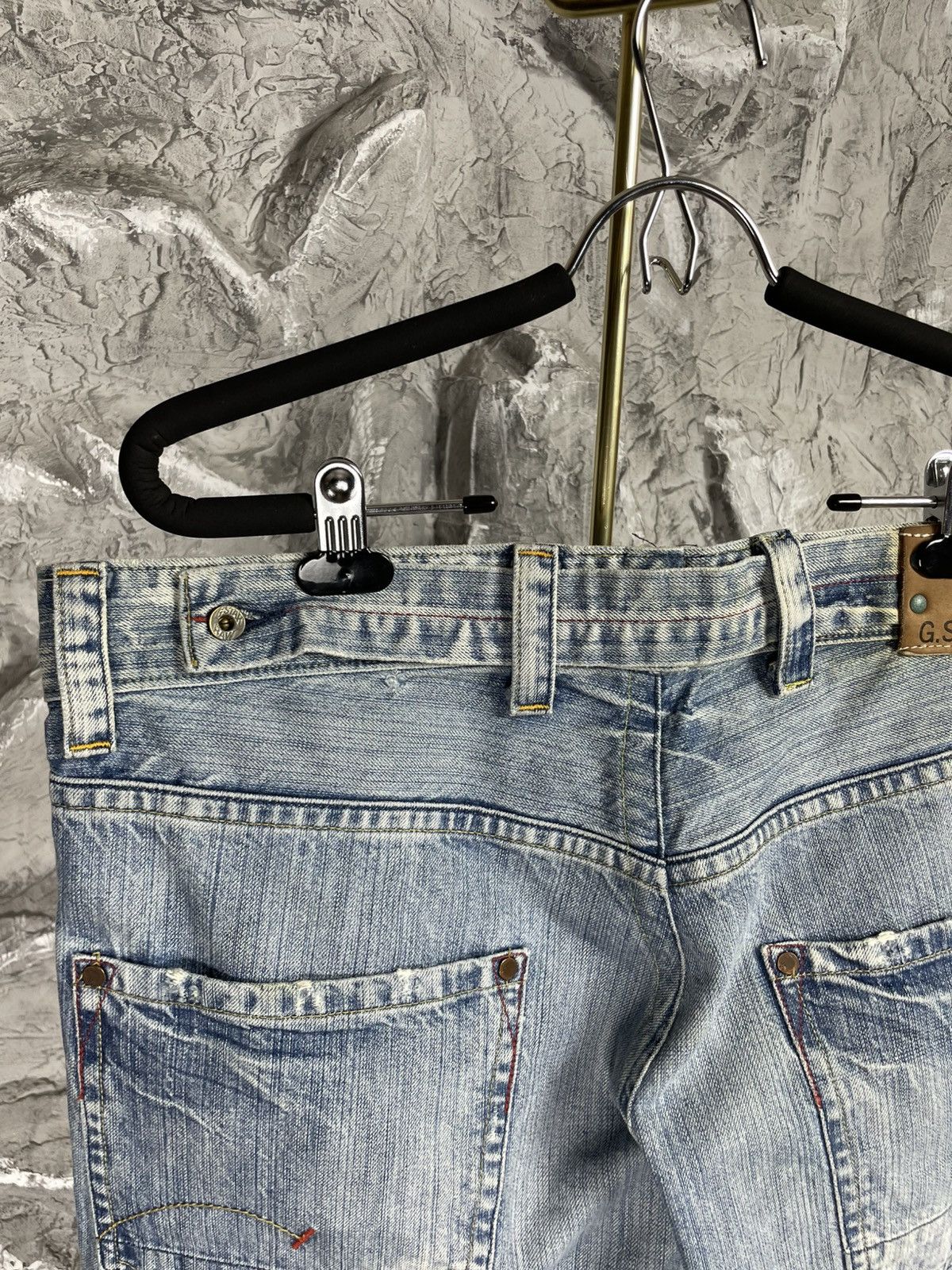 G-Star Vintage G-Star Fade Distressed Denim Jeans Y2K DG Japan Vibe Size US 36 / EU 52 - 13 Thumbnail