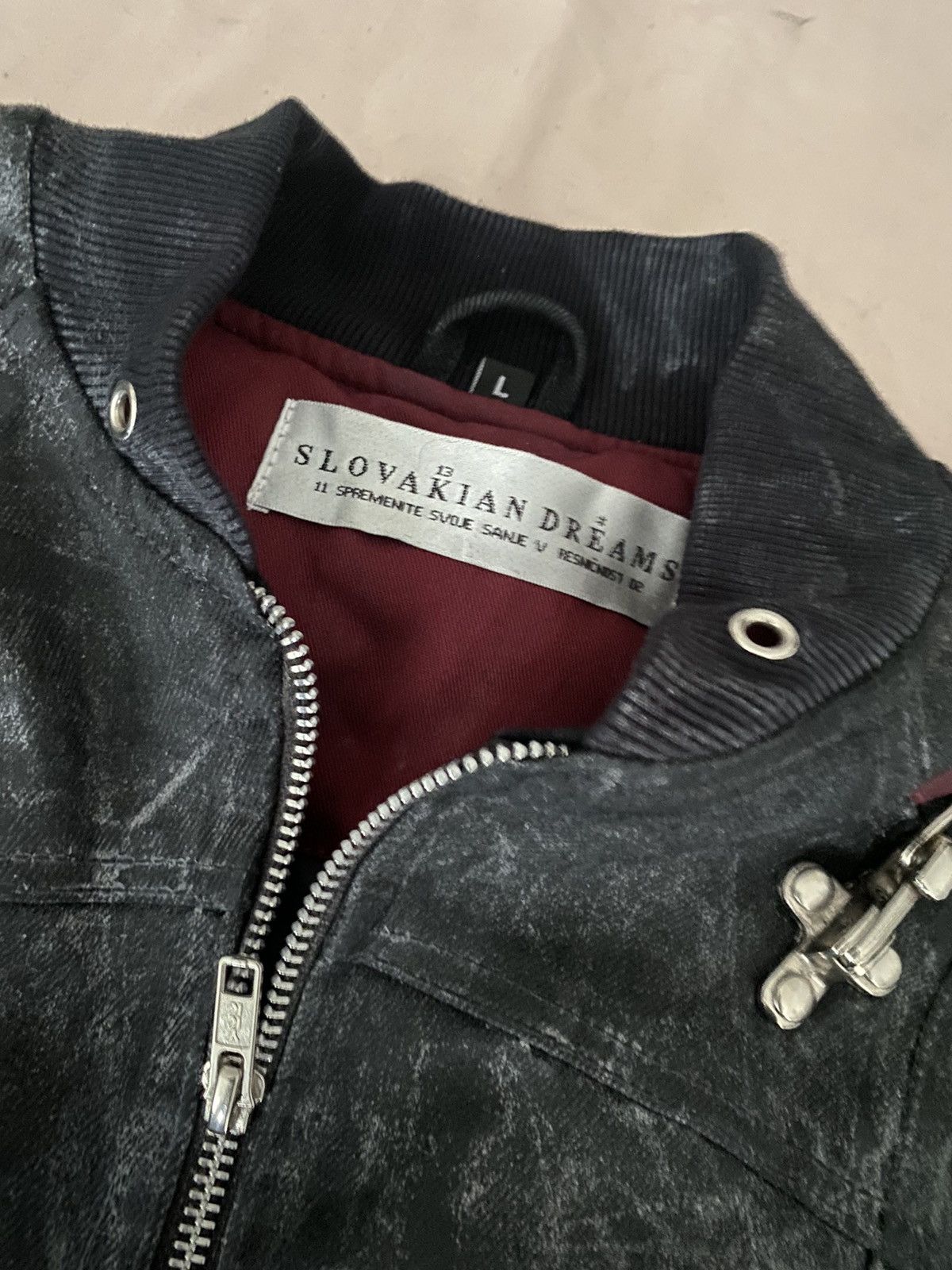 Other AW25 'Roztrhané' Black Bomber Jacket Size US L / EU 52-54 / 3 - 5 Thumbnail