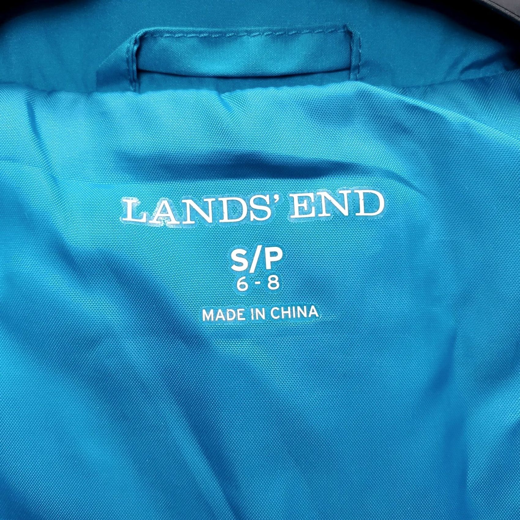 Lands' End Lands' End Down Puffer Vest Womens S Blue Quilted Winter Sleeveless Full Zip Vest Size S / US 4 / IT 40 - 7 Thumbnail