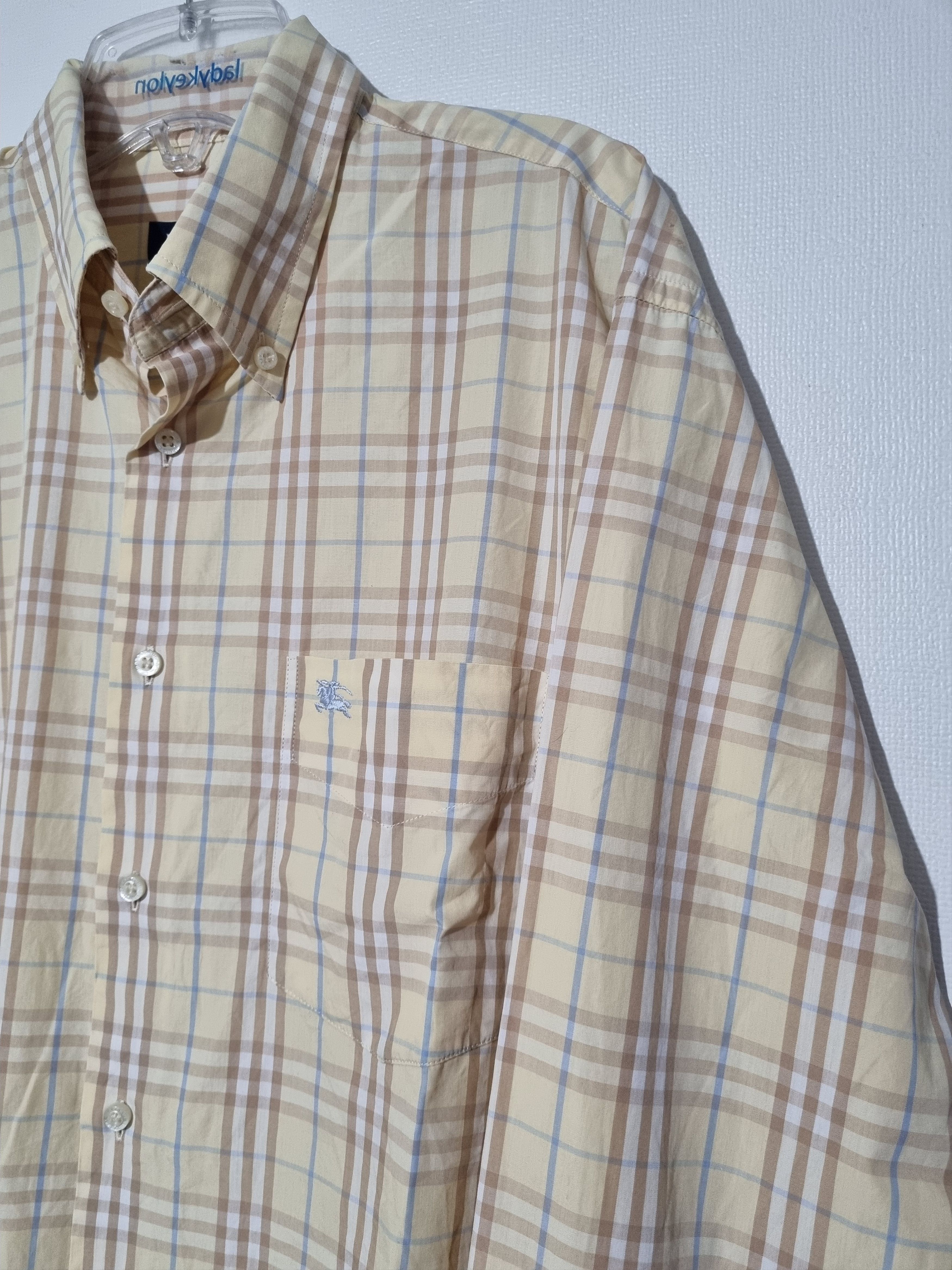 Burberry × Vintage Burberry tshirt long sleeve monogram Size US L / EU 52-54 / 3 - 2 Thumbnail