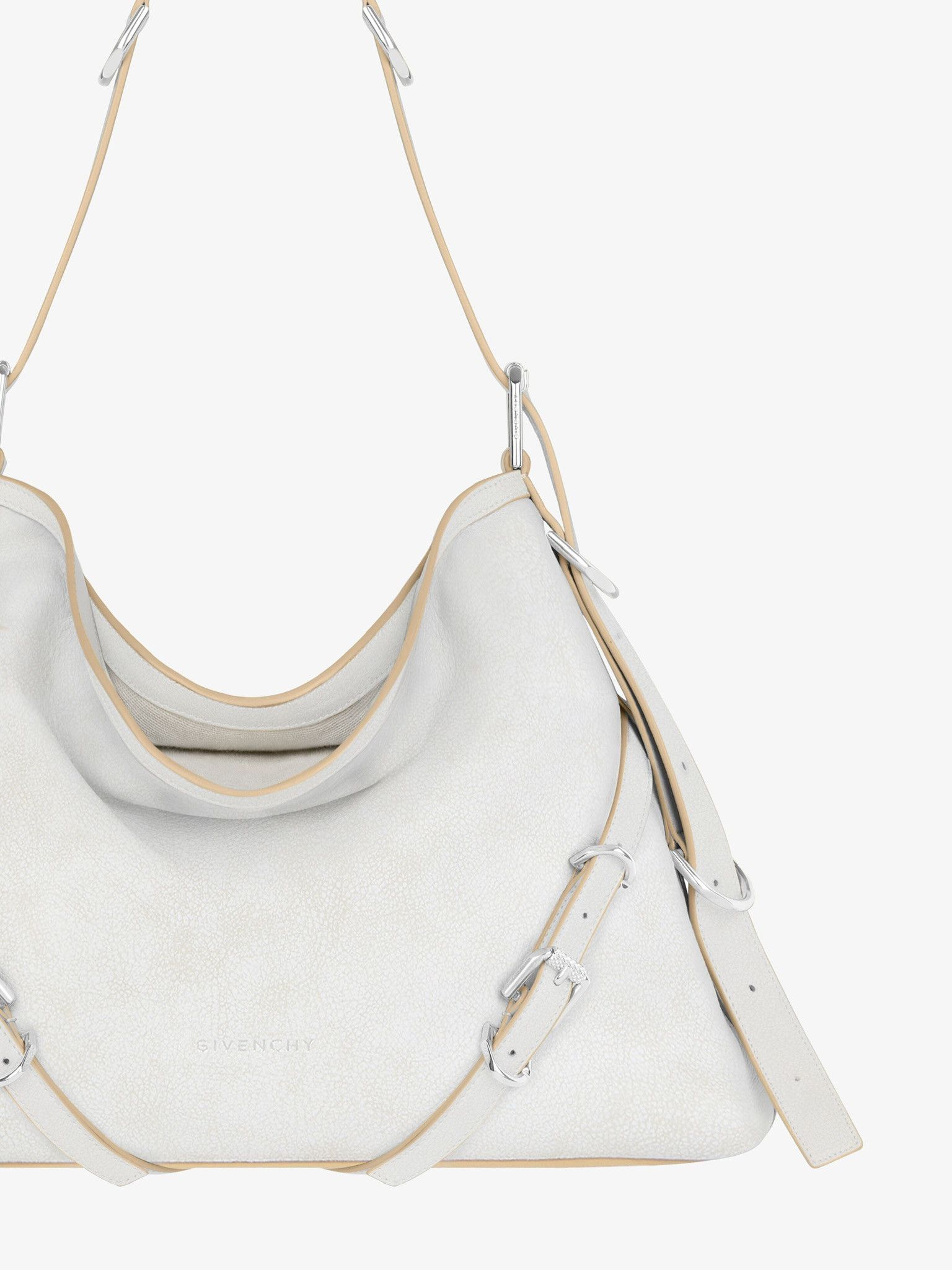 Givenchy o1w1db10325 Size: OS/Voyou Medium Bag in Ivory Size ONE SIZE - 3 Thumbnail