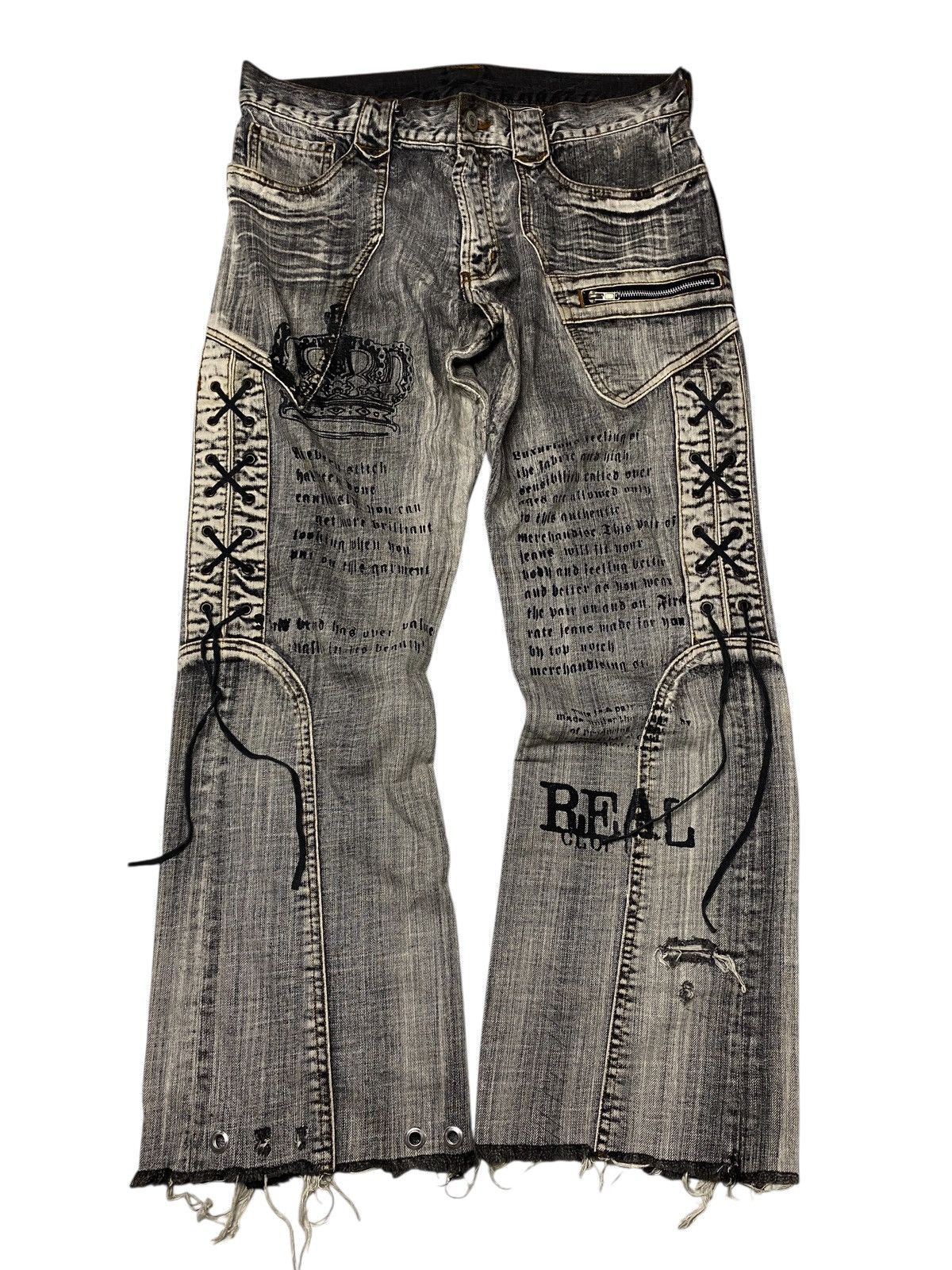 20471120 × Japanese Brand Hyoma 20471120 Double Sex Flared Jeans