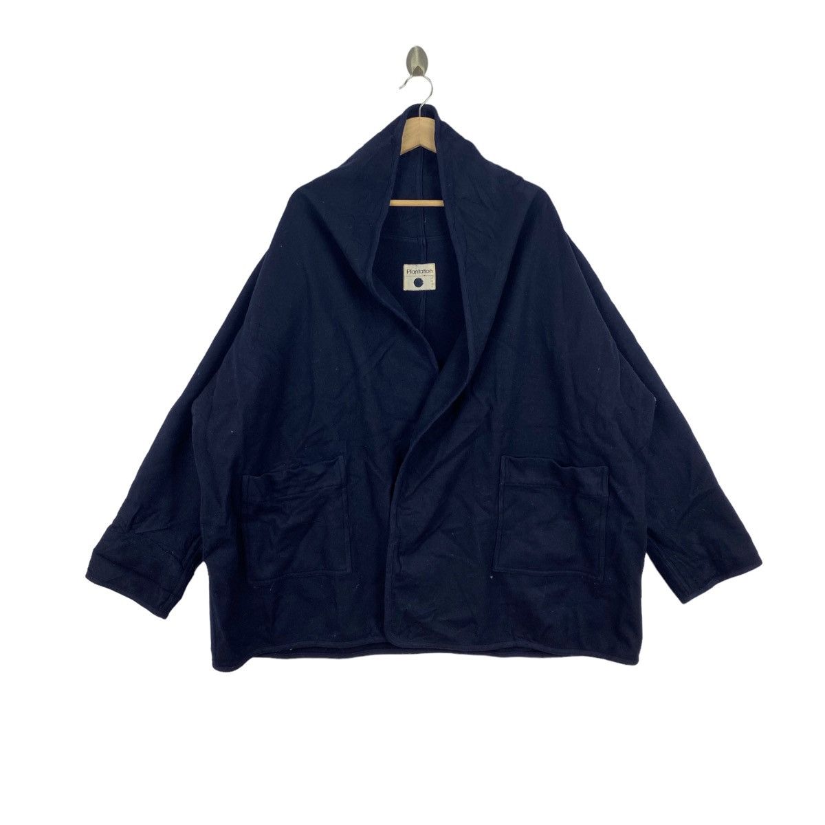 Issey Miyake Vintage 90s PLANTATION ISSEY MIYAKE Japanese Brand Navy Wool Size US M / EU 48-50 / 2 - 1 Thumbnail