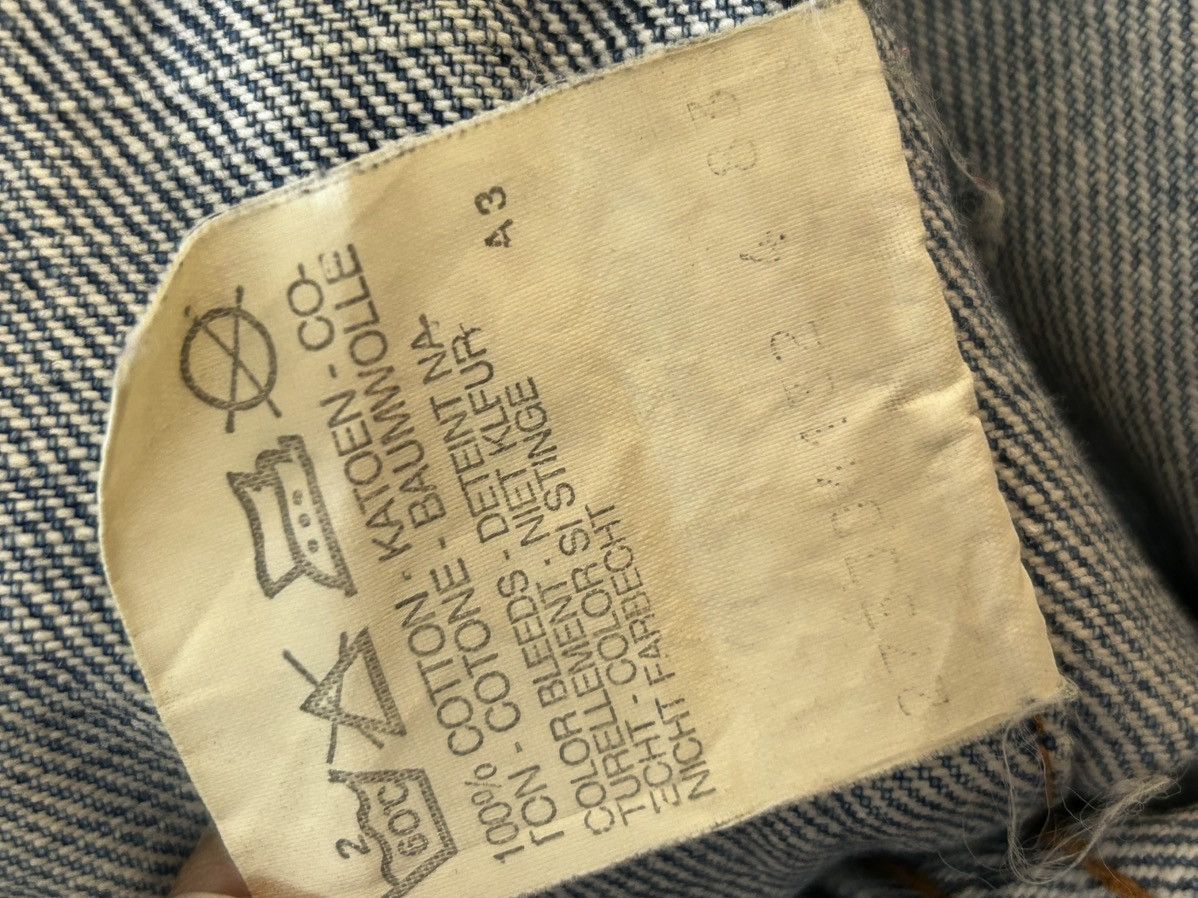 Levi's × Vintage 80’s Levi’s Denim jacket made in France- Size US M / EU 48-50 / 2 - 5 Thumbnail