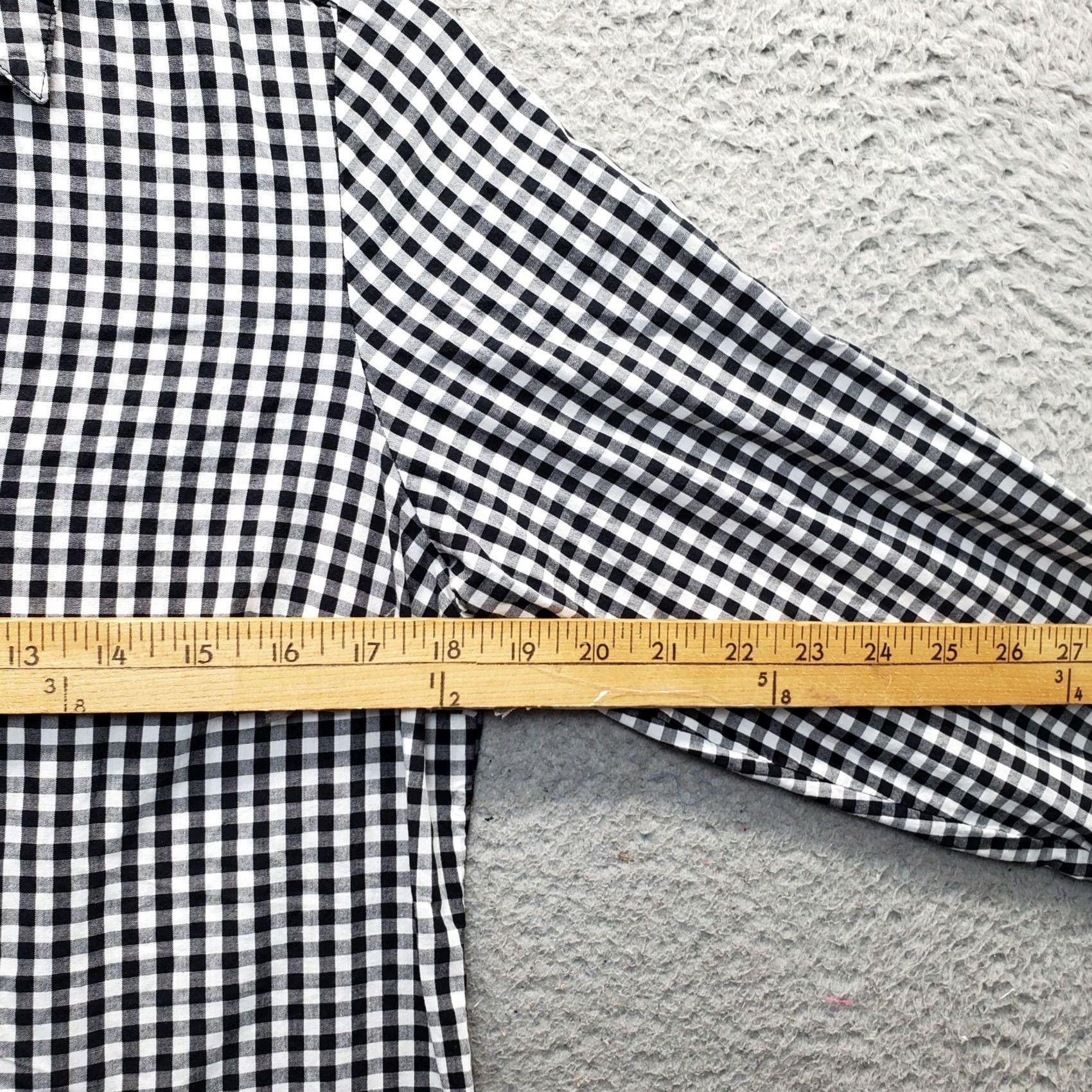 Charter Club Charter Club Shirt Womens Size 12P Multicolor Gingham Check Long Sleeve Button-Up Size XL / US 12-14 / IT 48-50 - 6 Thumbnail