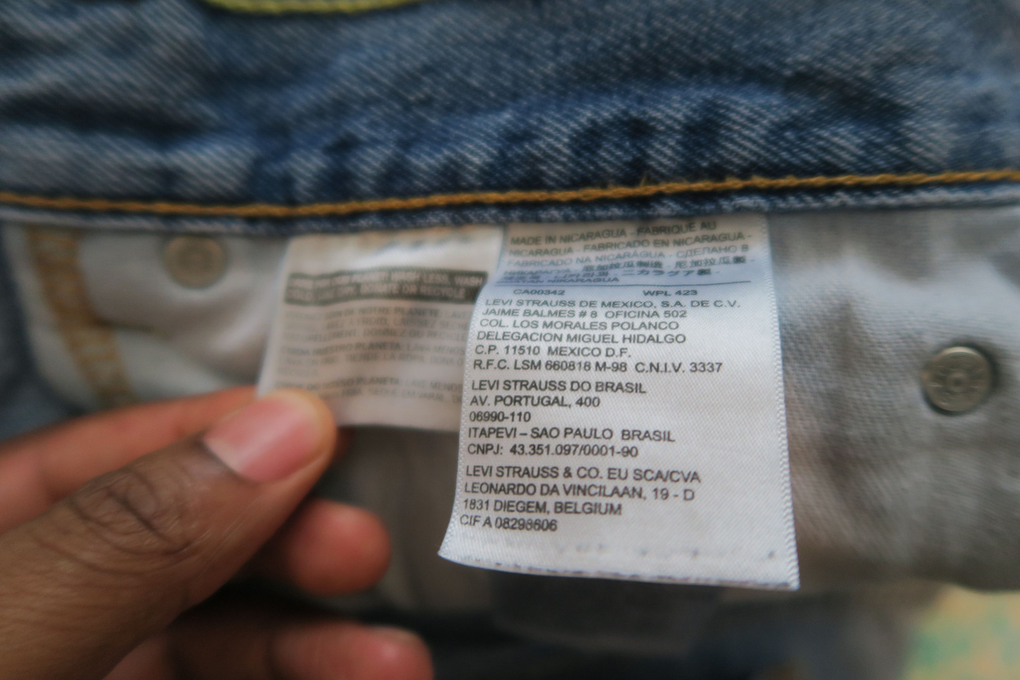 Levi's Levis 560 Comfort Fit Jeans Tapered Tall 01560-4891 Red Tab Size US 42 / EU 58 - 3 Thumbnail