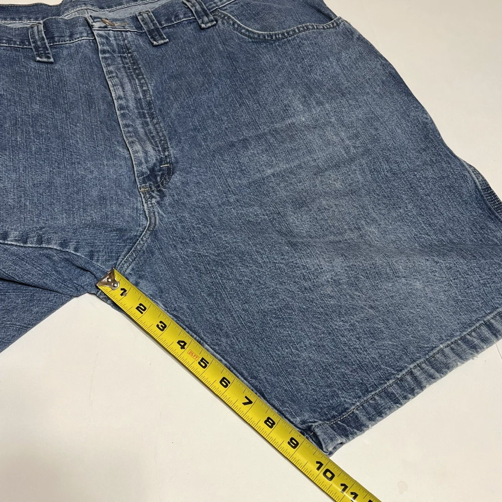 Wrangler VINTAGE Wrangler Carpenter Jean Shorts Men’s Size 44 Blue Distressed Denim Pockets Work Size US 44 / EU 60 - 8 Thumbnail