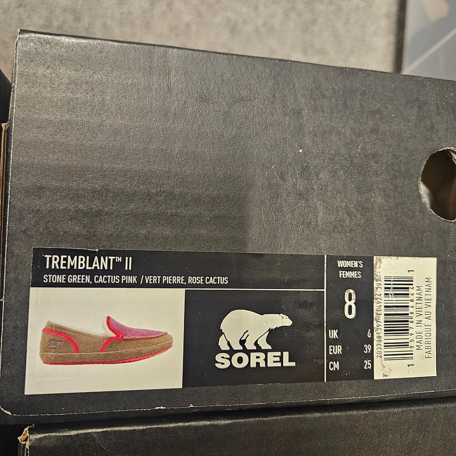 SOREL SOREL WOMEN'S 8 TREMBLANT II MOCASSIN SLIPPERS STONE GREEN Size US 8 / IT 38 - 6 Thumbnail