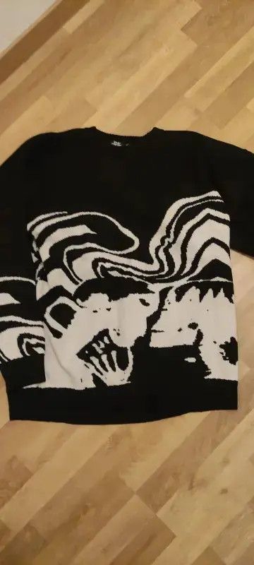 Other Painting Skull Graphic Knitted Sweater Size US L / EU 52-54 / 3 - 3 Thumbnail