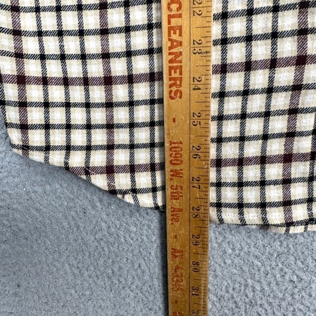 Old Navy VINTAGE Old Navy Flannel Shirt Mens M Tan Plaid Button-Up Size US M / EU 48-50 / 2 - 7 Thumbnail