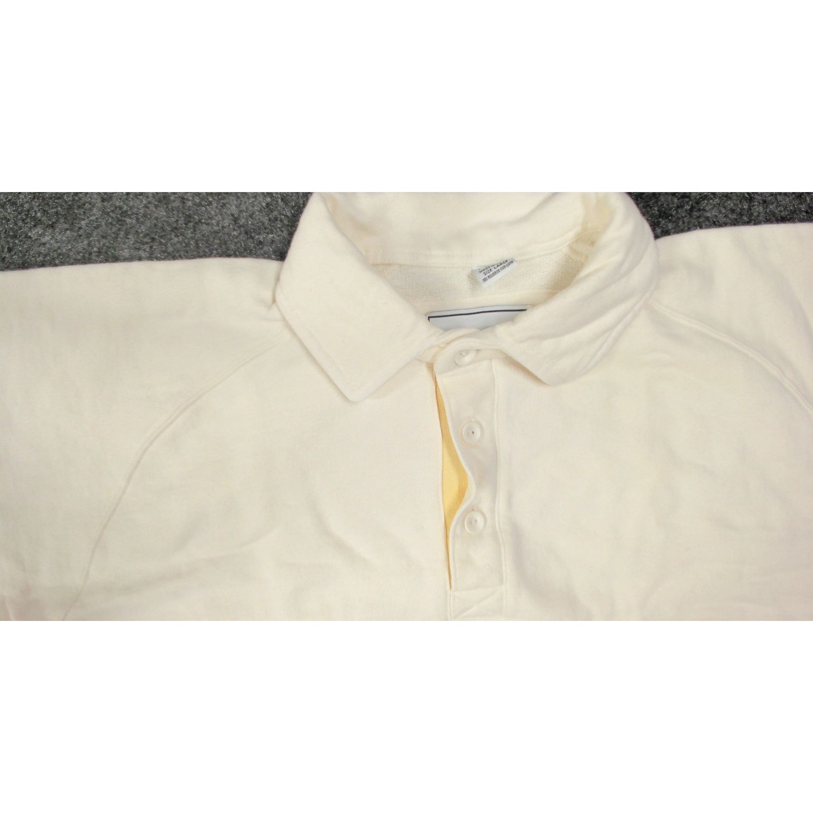 Vintage Huk-A-Poo Vintage 90s "Made in USSR" Boxy French Terry Polo Size US XL / EU 56 / 4 - 8 Thumbnail