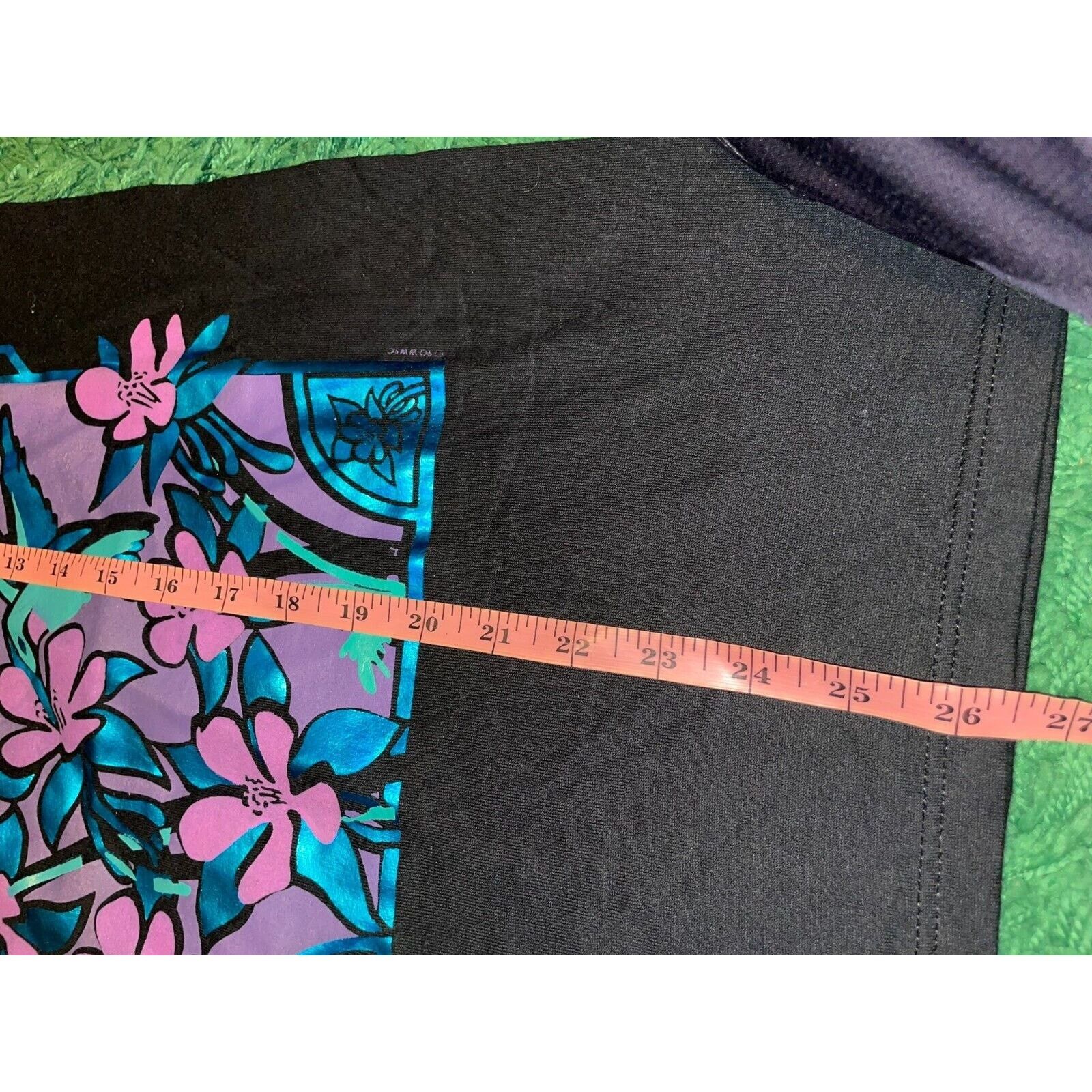 Jerzees Vintage South Dakota Black Hill Flower Floral S Black Shirt Size US S / EU 44-46 / 1 - 12 Thumbnail