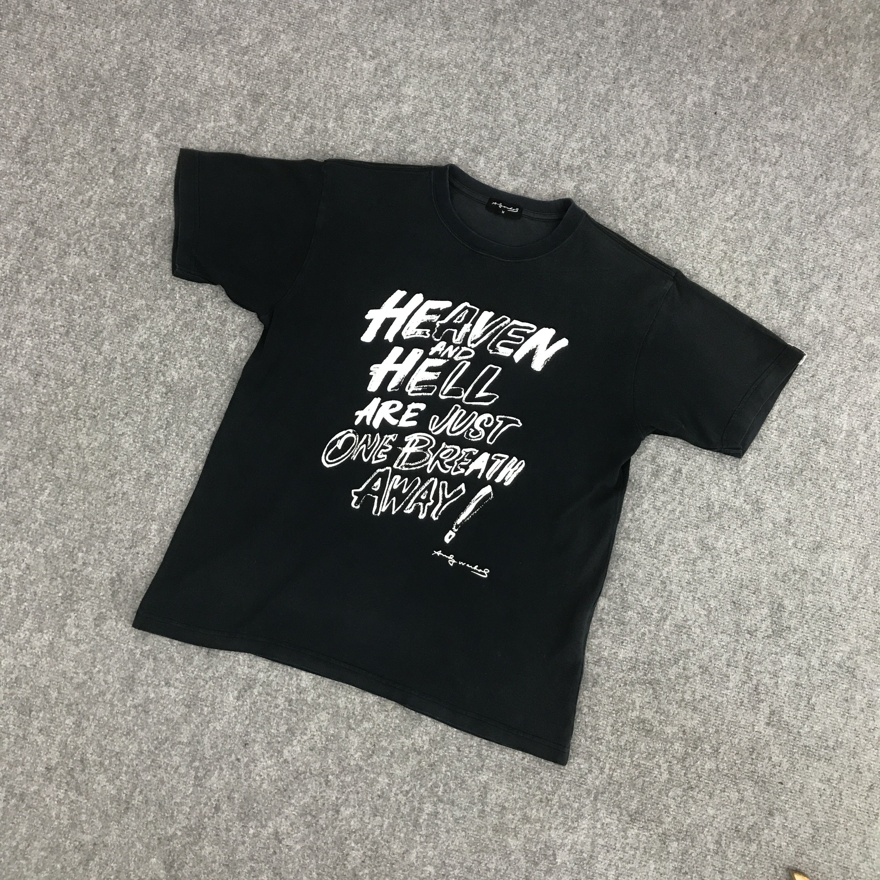 Andy Warhol × Japanese Brand × Uniqlo ANDY WARHOL X UNIQLO HEAVEN AND HELL TSHIRST Size US M / EU 48-50 / 2 - 6 Thumbnail