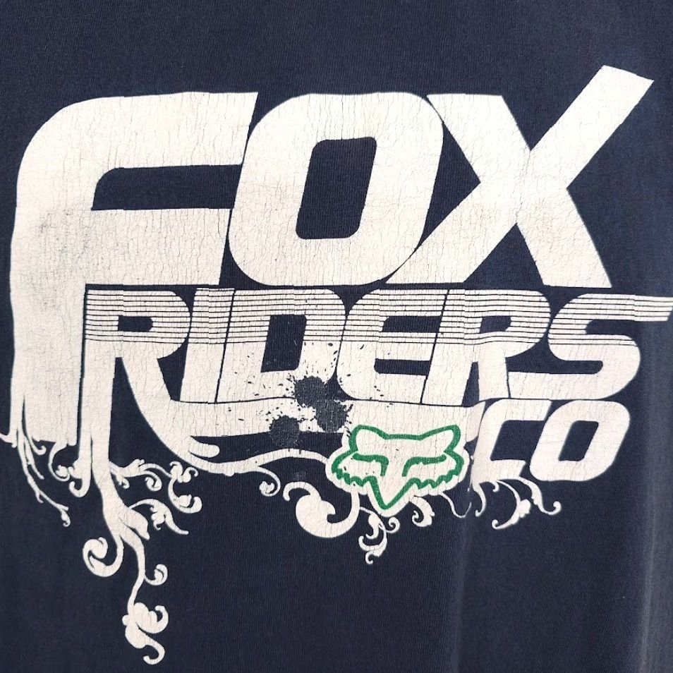 Vintage VINTAGE Fox Racing T Shirt Mens Size Large Blue 90s Motocross Supercross Size US L / EU 52-54 / 3 - 3 Thumbnail