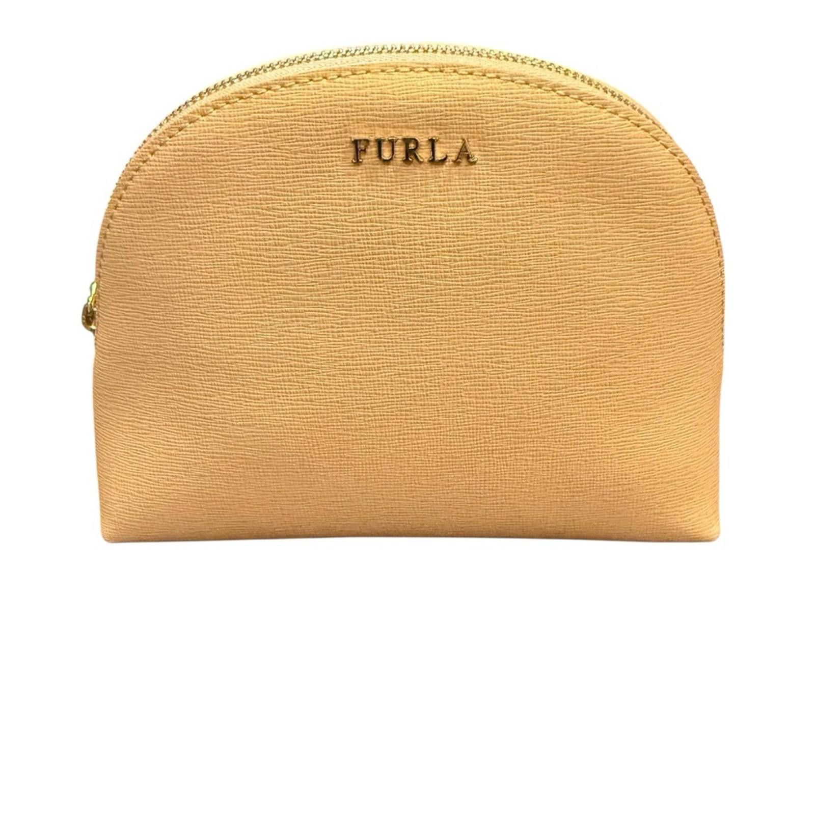 Furla Furla Blush Pink and Coral Half Moon Cosmetic Bag Set Size ONE SIZE - 2 Thumbnail