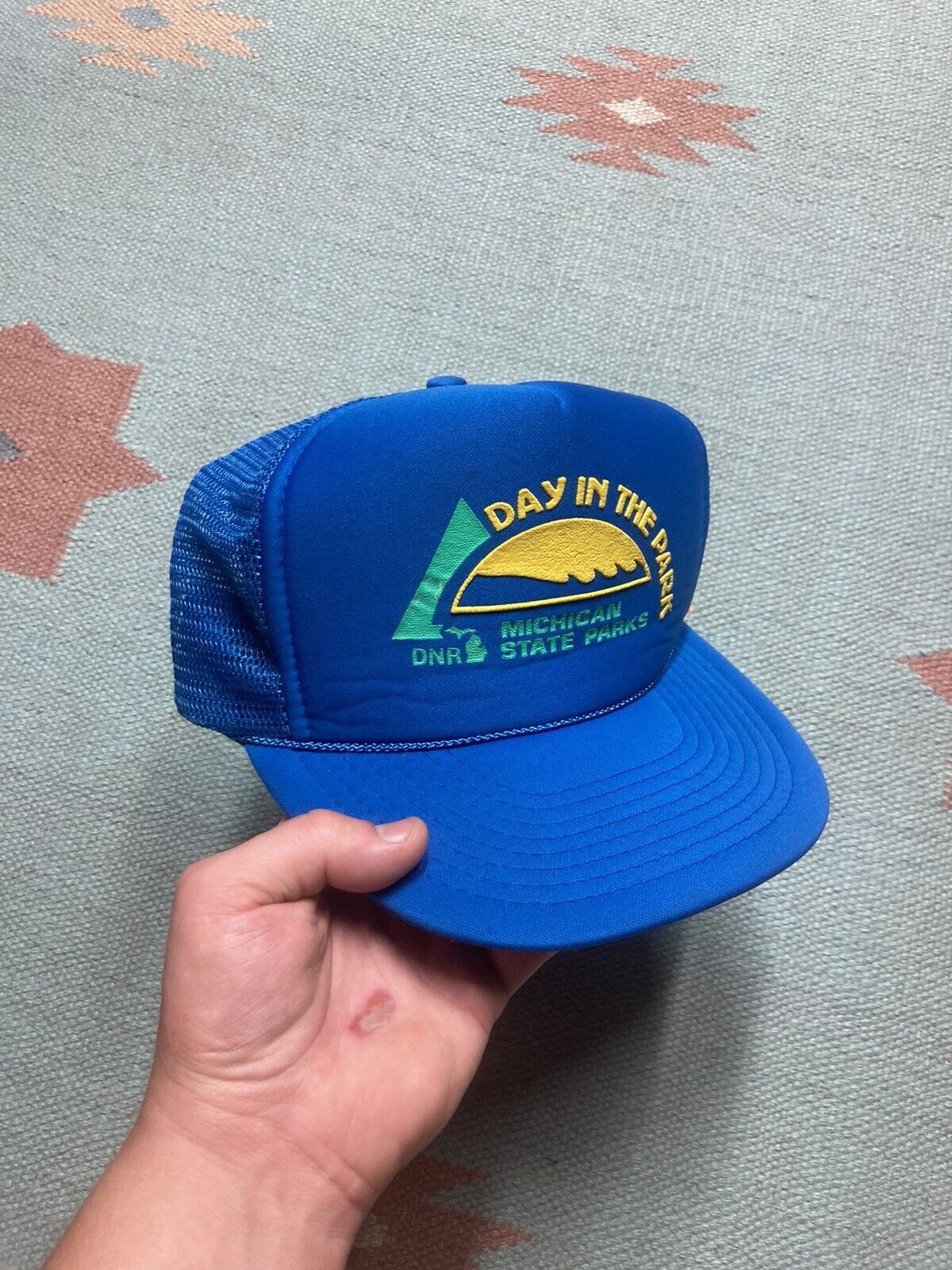 Vintage VTG trucker hat day in the park Michigan DNR state parks Size ONE SIZE - 1 Thumbnail