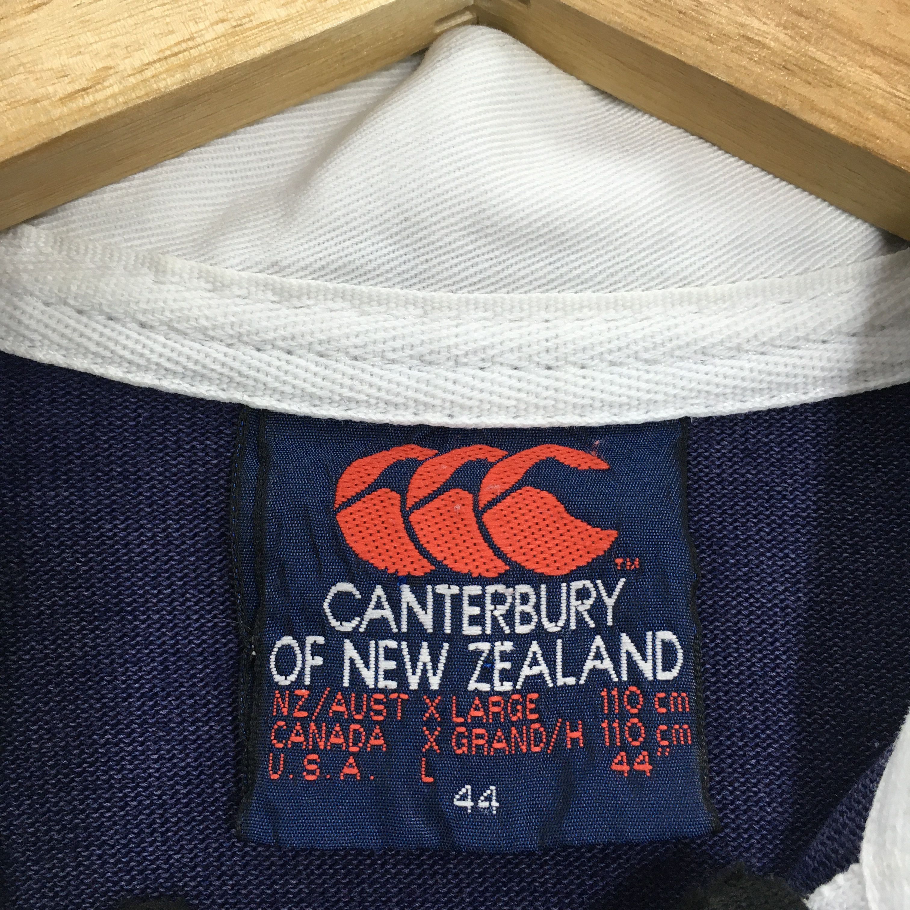 Canterbury of New Zealand × Vintage Vintage Canterbury Of New Zealand Striped Rugby Shirt XLarge Size US XL / EU 56 / 4 - 6 Thumbnail