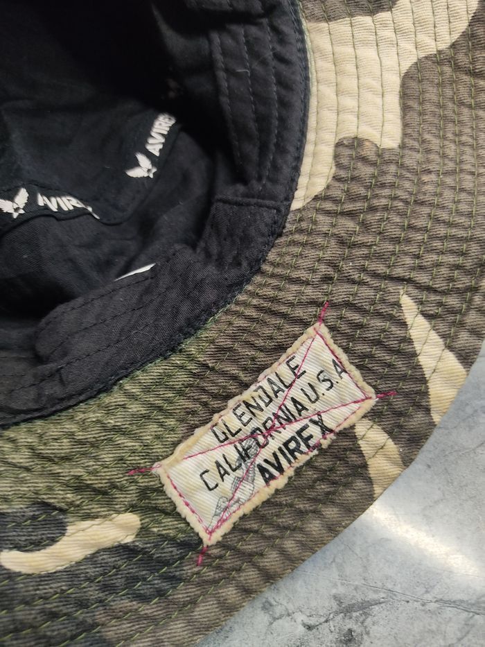 Avirex Vintage Avirex Distressed Style Bucket Hat Size ONE SIZE - 10 Thumbnail