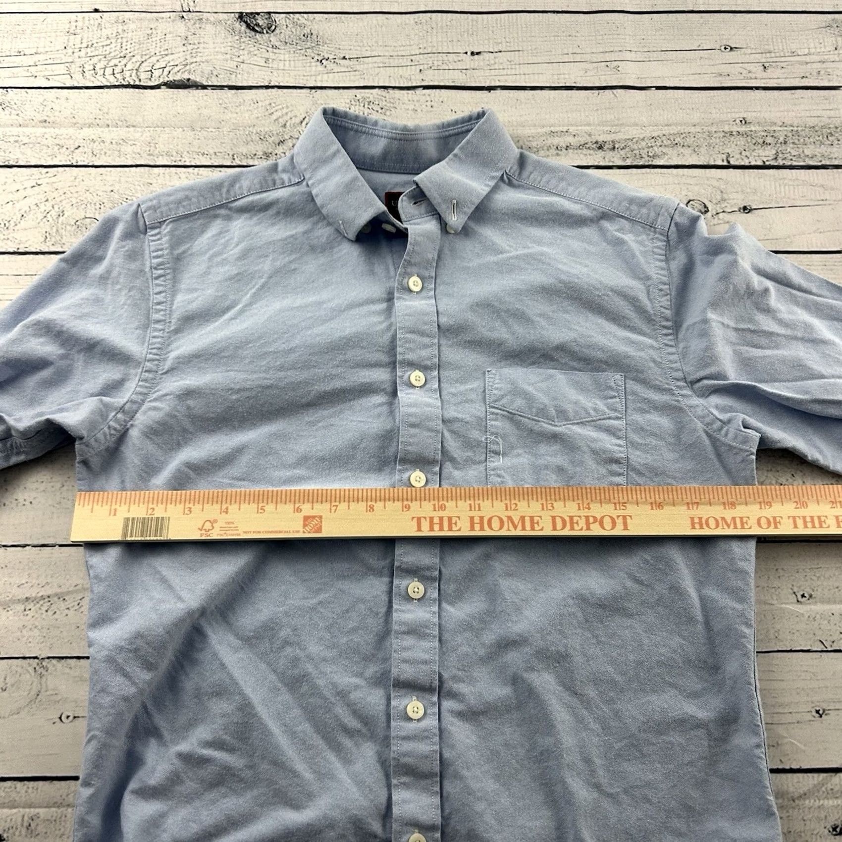 UNTUCKit UNTUCKit Shirt Long Sleeve Button-Up Men's Small Blue Size US S / EU 44-46 / 1 - 4 Thumbnail