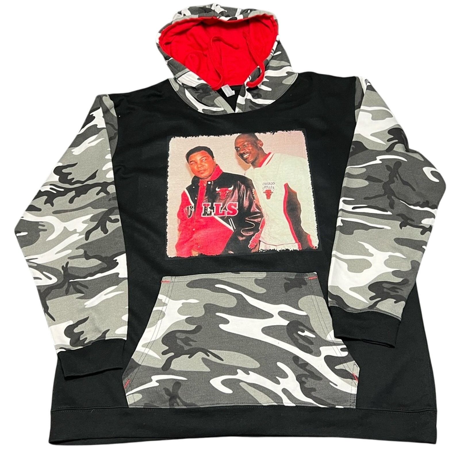 NBA RARE MJ x ALI Jordan GOATS in Chicago Bulls Gear Camo XL NEW Size US XL / EU 56 / 4 - 1 Thumbnail