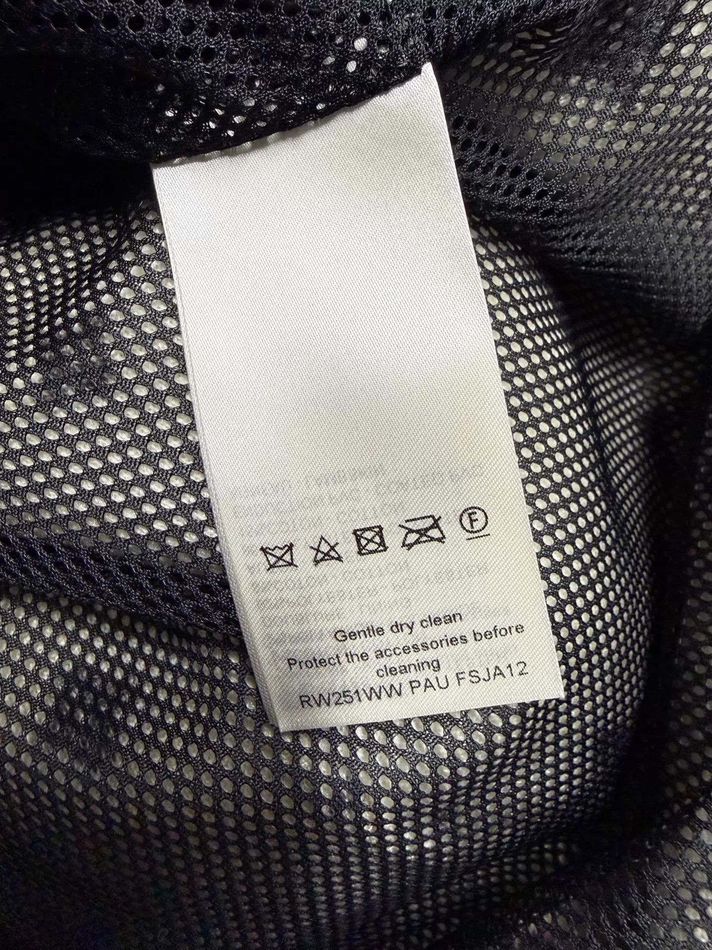 Louis Vuitton LV 25 Teddy Jacket Black/White Panda Ombre Print Size 36 Size XS / US 0-2 / IT 36-38 - 6 Thumbnail