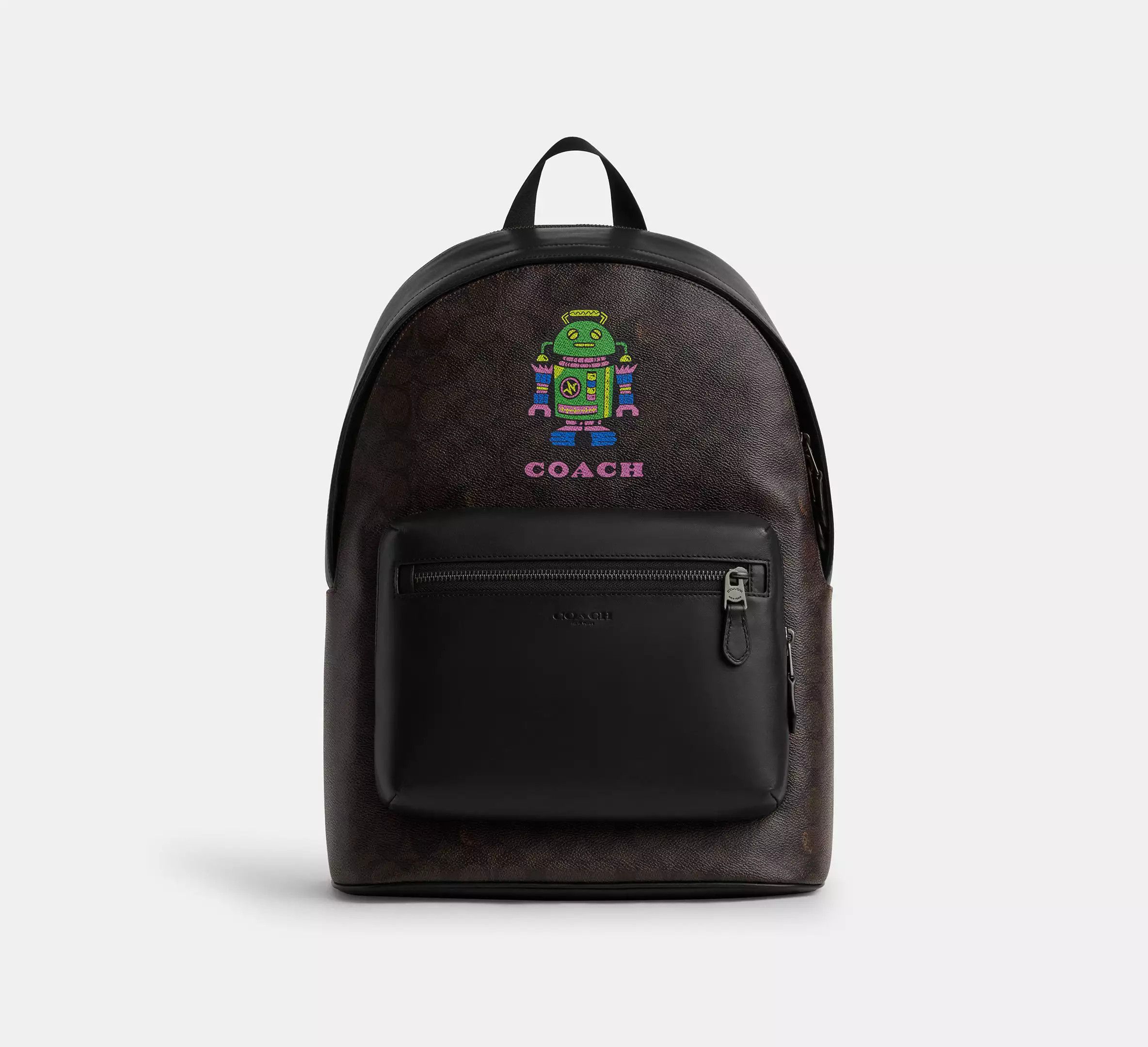Coach Cosmic Coach West Backpack With Robot Print CW326 Size ONE SIZE - 6 Thumbnail
