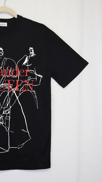 Alexander McQueen o1rshd1 ***Defective / T-Shirt in Black Size US S / EU 44-46 / 1 - 4 Thumbnail