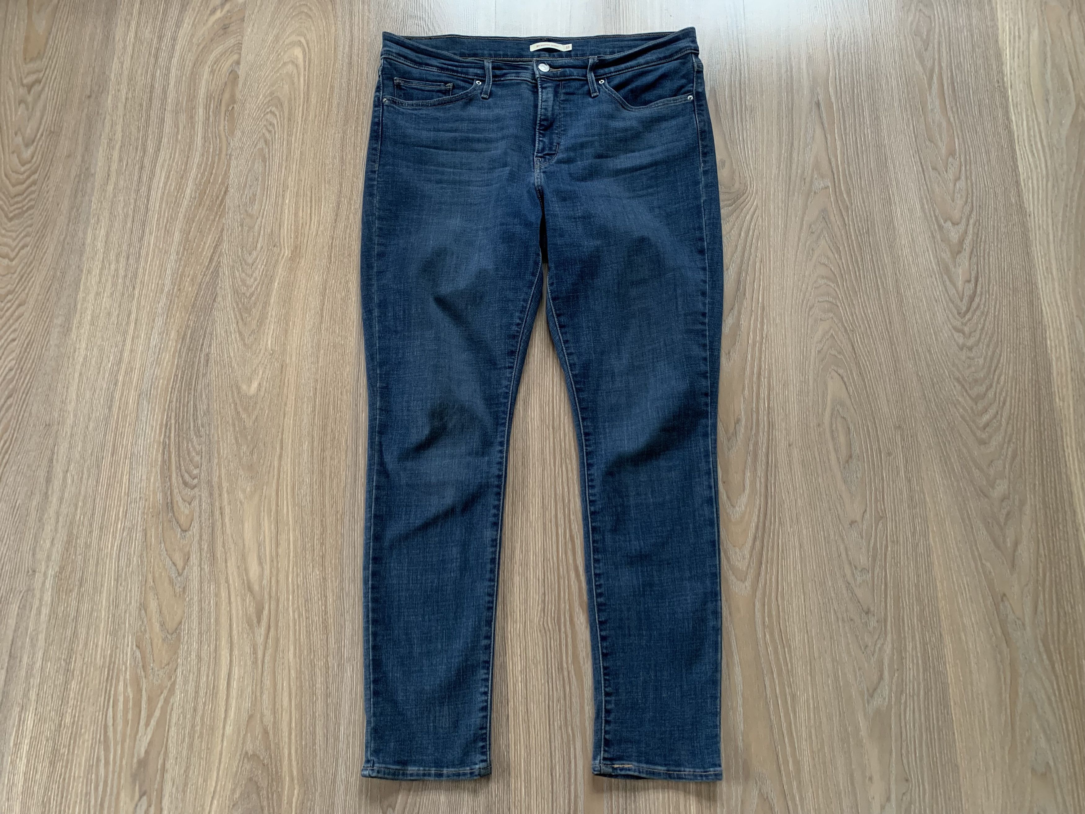 Levi's Levis 311 Blue Skinny Jeans Size 33" - 2 Thumbnail