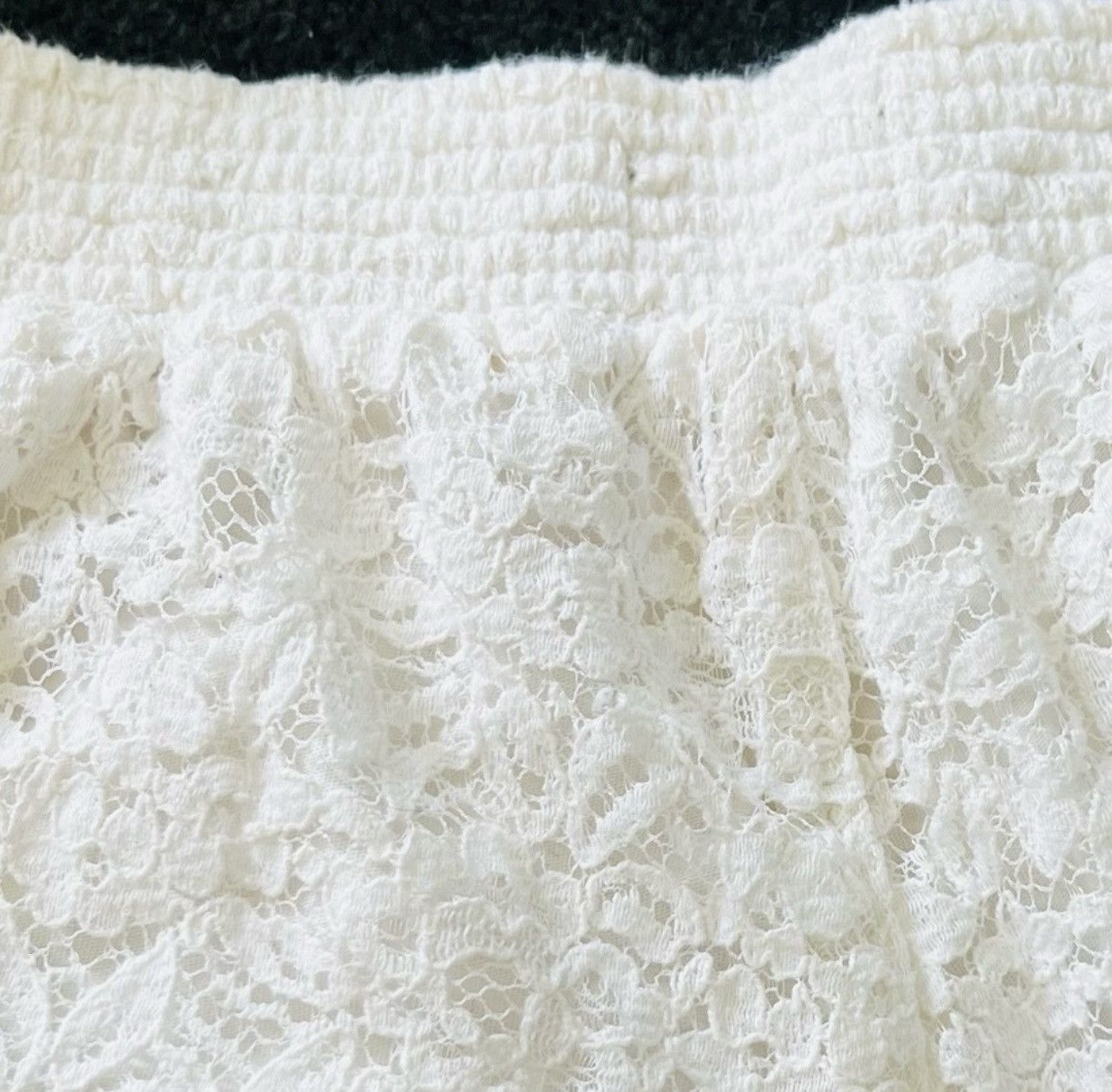 Hollister Hollister Lace Cream Shorts Size 26" / US 2 / IT 38 - 5 Thumbnail