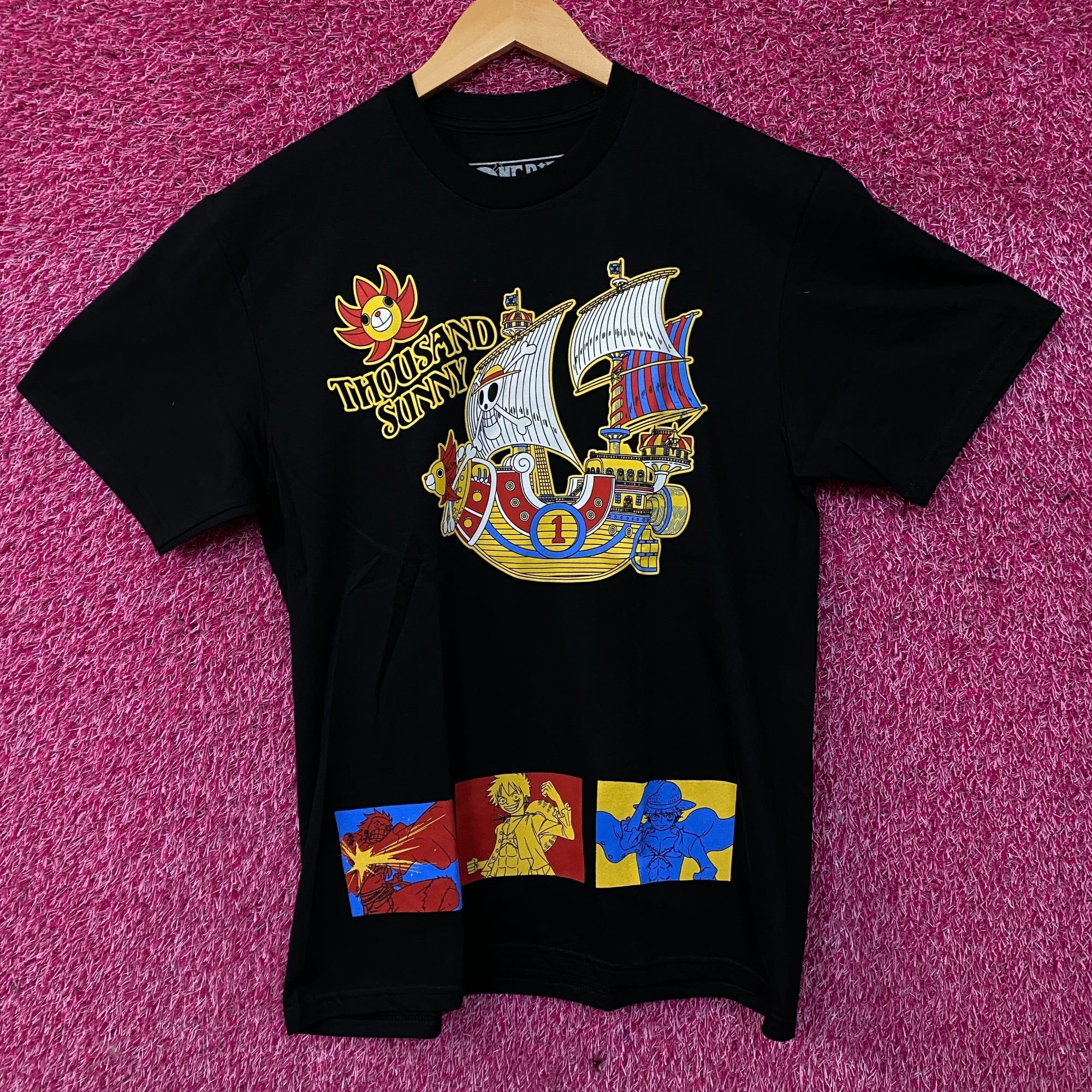 One Piece One Piece Thousand Sunny Straw Hat Anime T-Shirt Medium Size US M / EU 48-50 / 2 - 1 Thumbnail