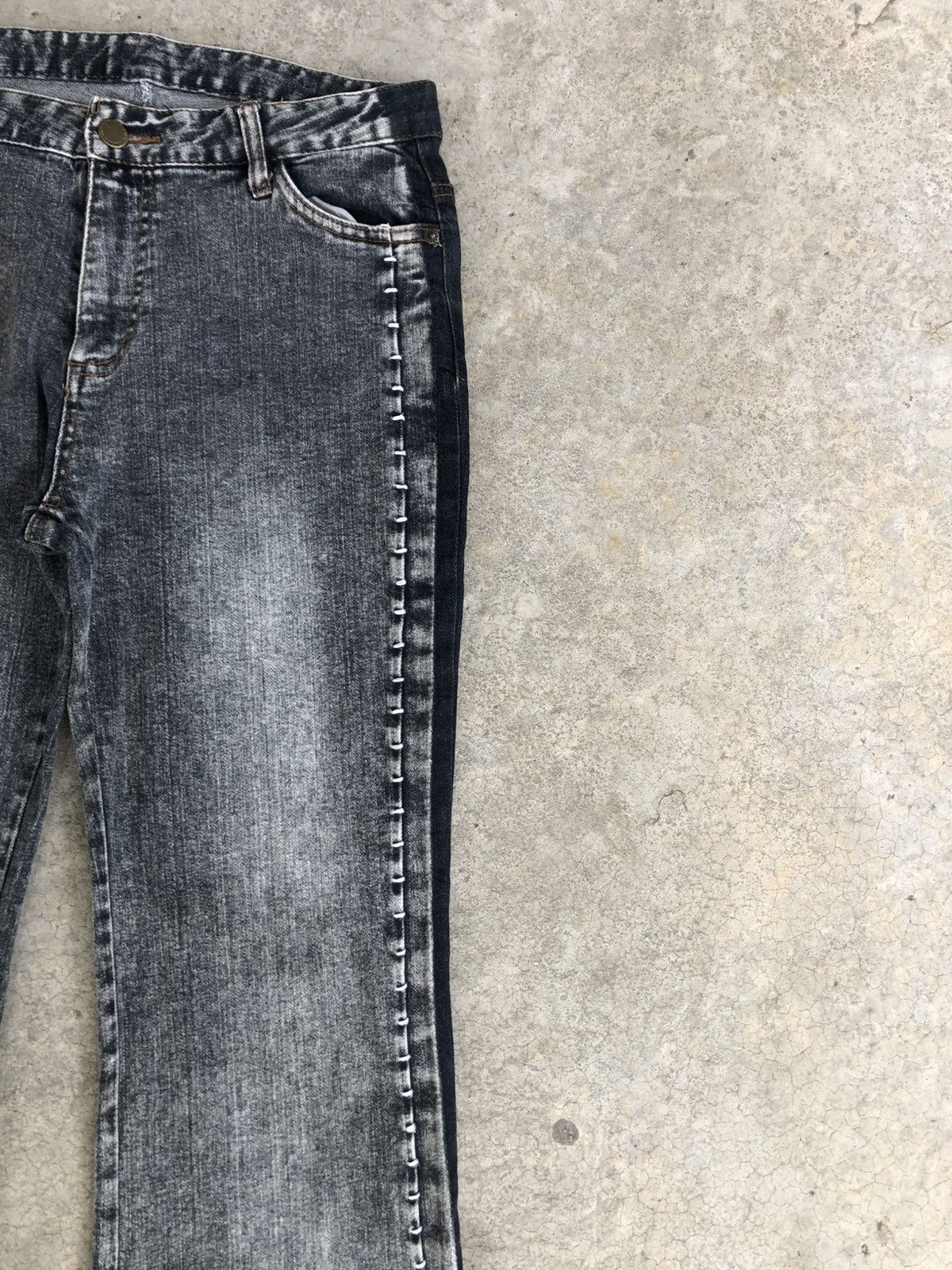 If Six Was Nine Japanese Nouvo Flared Jeans Distressed Jeans Size US 30 / EU 46 - 5 Thumbnail