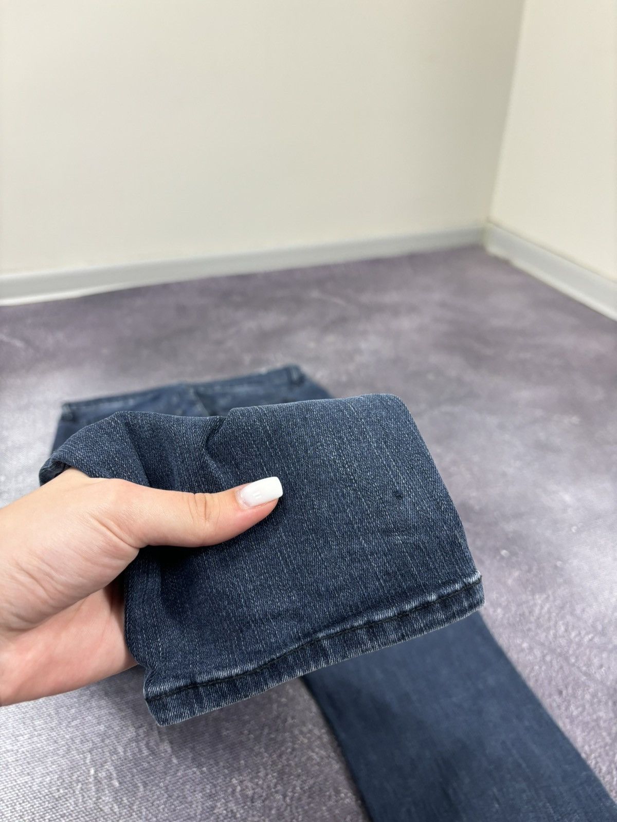 Acne Studios Acne Studios Women’s Skin 5 Deep Navy Blue Denim Jeans Size 28" / US 6 / IT 42 - 14 Thumbnail