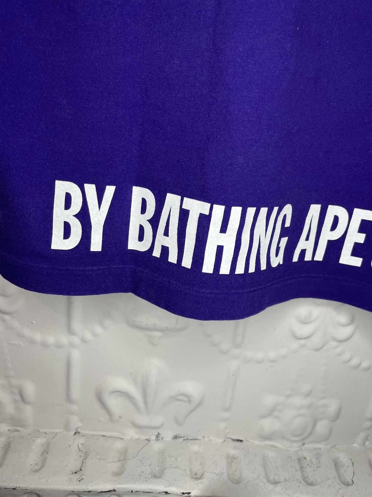 Bape A Bathing Ape Vintage Purple Bapesta T-Shirt Size US XL / EU 56 / 4 - 4 Thumbnail