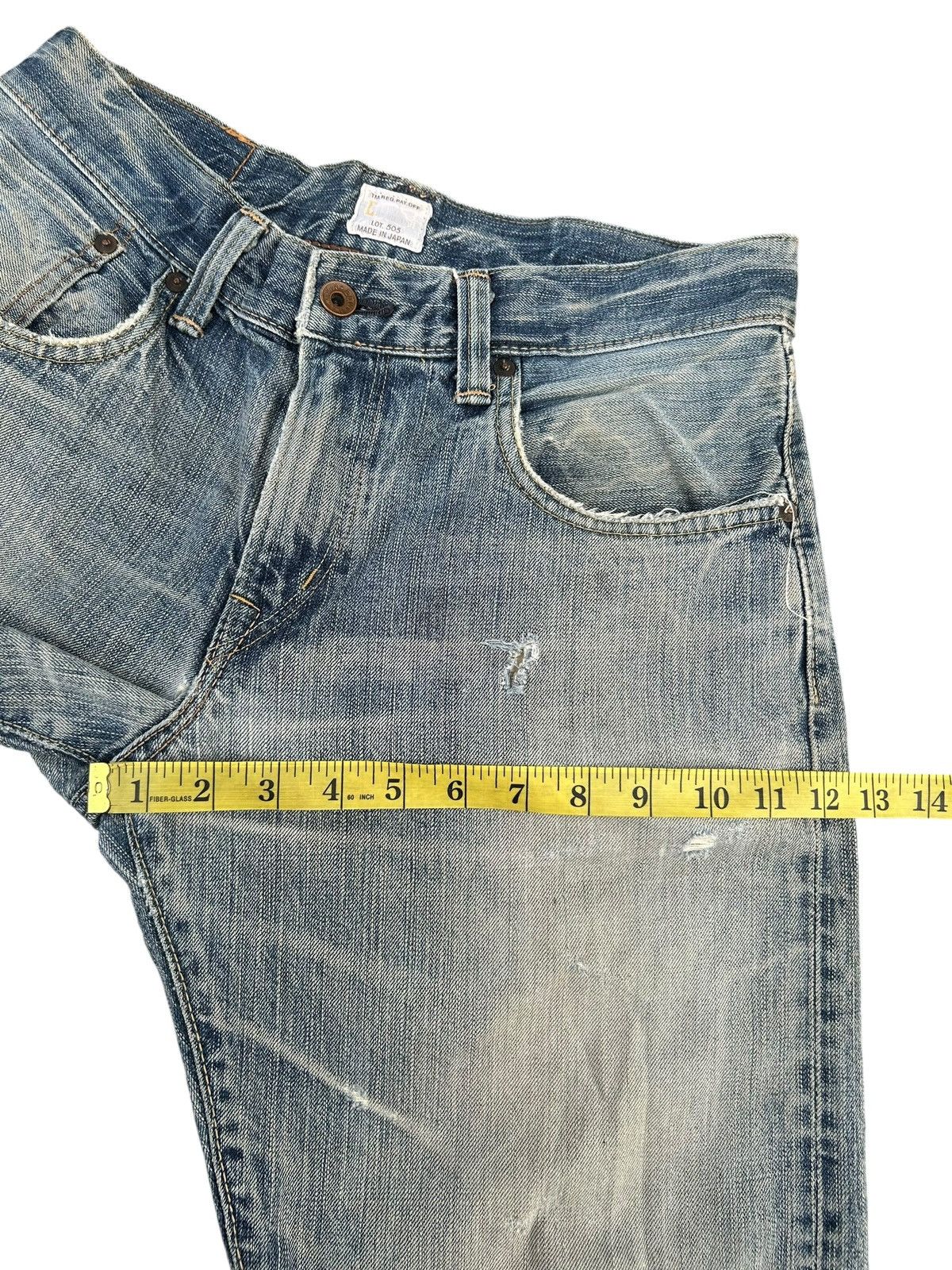 Kapital Thrashed Vintage Edwin 505zx Selvedge Denim Jeans japan Size US 31 - 23 Thumbnail