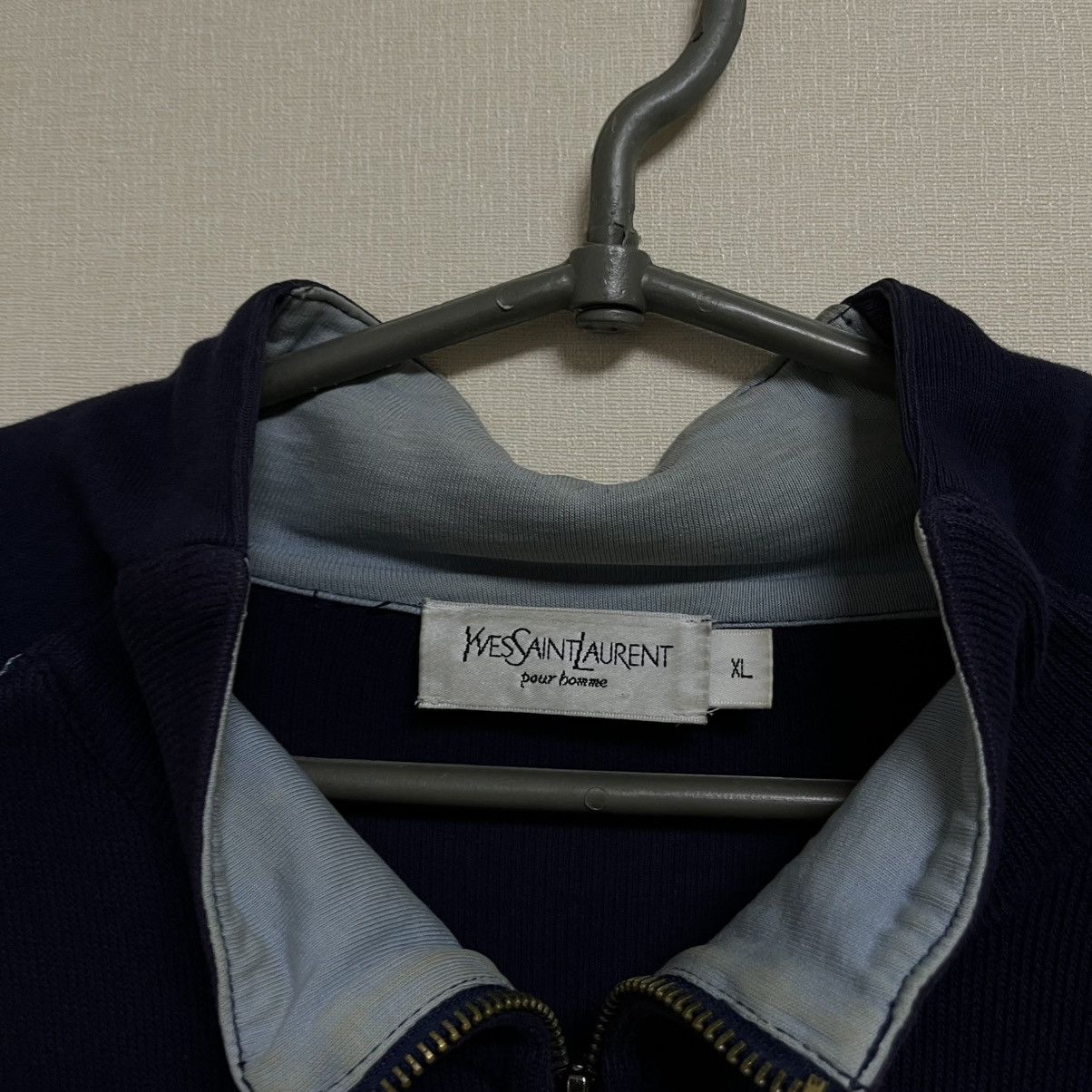 Yves Saint Laurent Vintage Yves Saint Laurent Full Zip Fleece Sweatshirt YSL Size US XL / EU 56 / 4 - 9 Thumbnail
