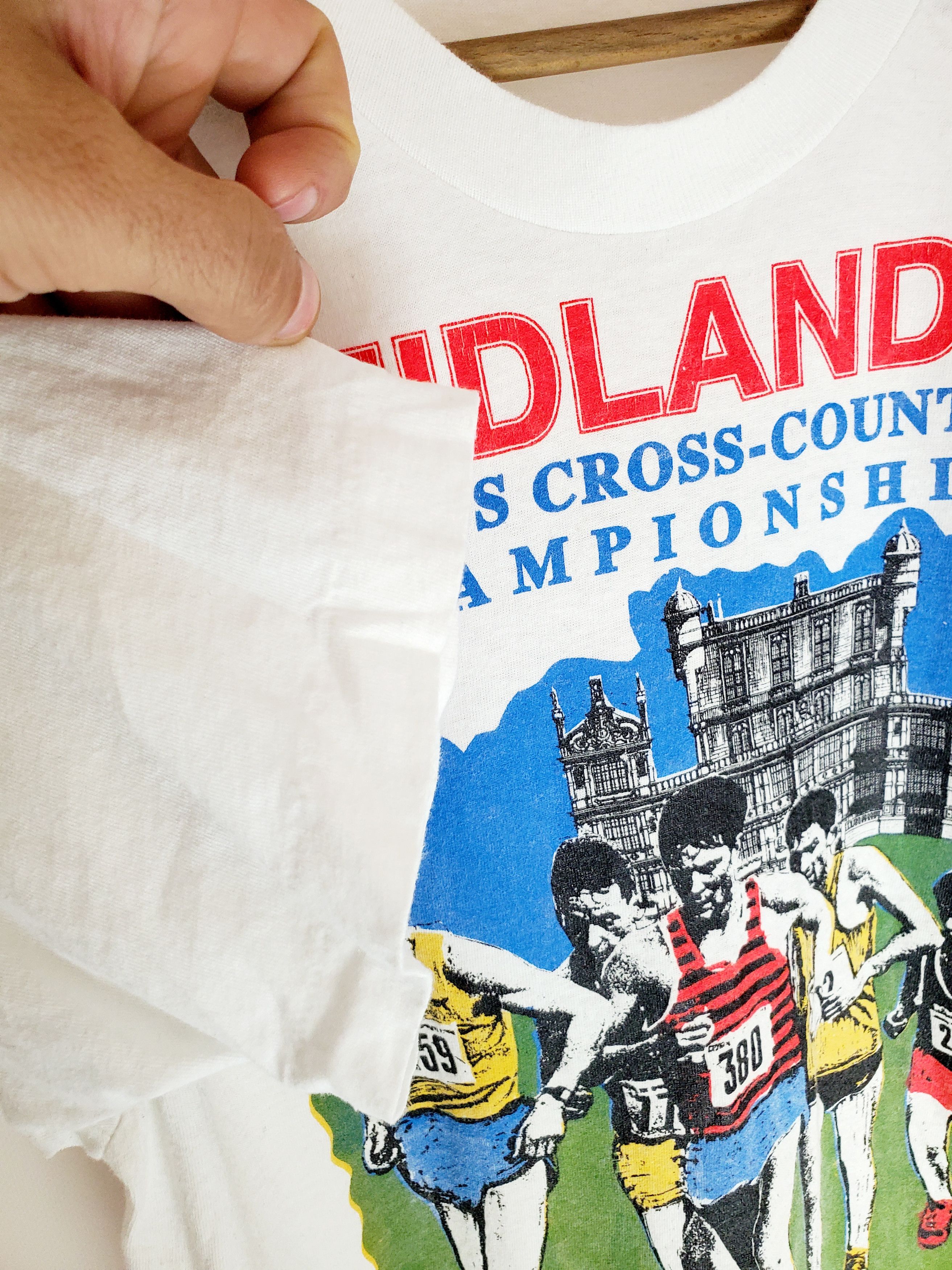 Vintage Vintage 90sMidlands cross-country championship Tshirt size M Size US M / EU 48-50 / 2 - 3 Thumbnail