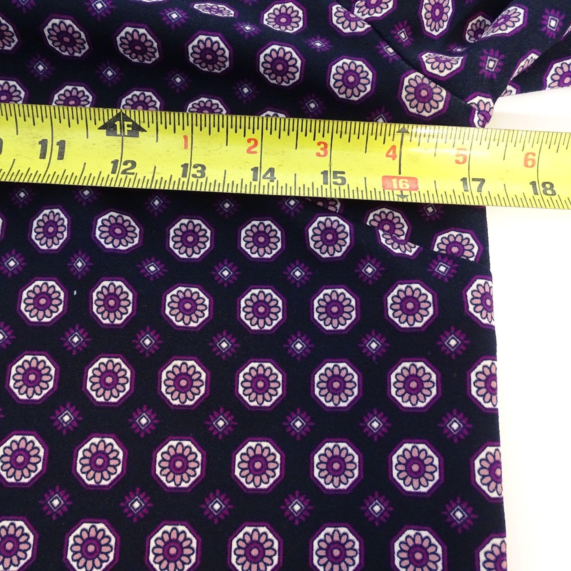Banana Republic Banana Republic Floral Geometric Short Sleeve Mini Dress 0P Size XS / US 0-2 / IT 36-38 - 10 Thumbnail